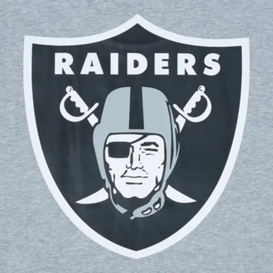 Las Vegas Raiders Gray Short Sleeve T-Shirt - Image 7