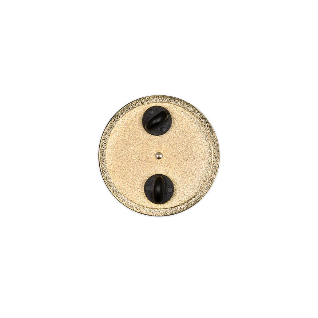 New Era 59FIFTY Black & Gold Visor Sticker Pin - Image 4