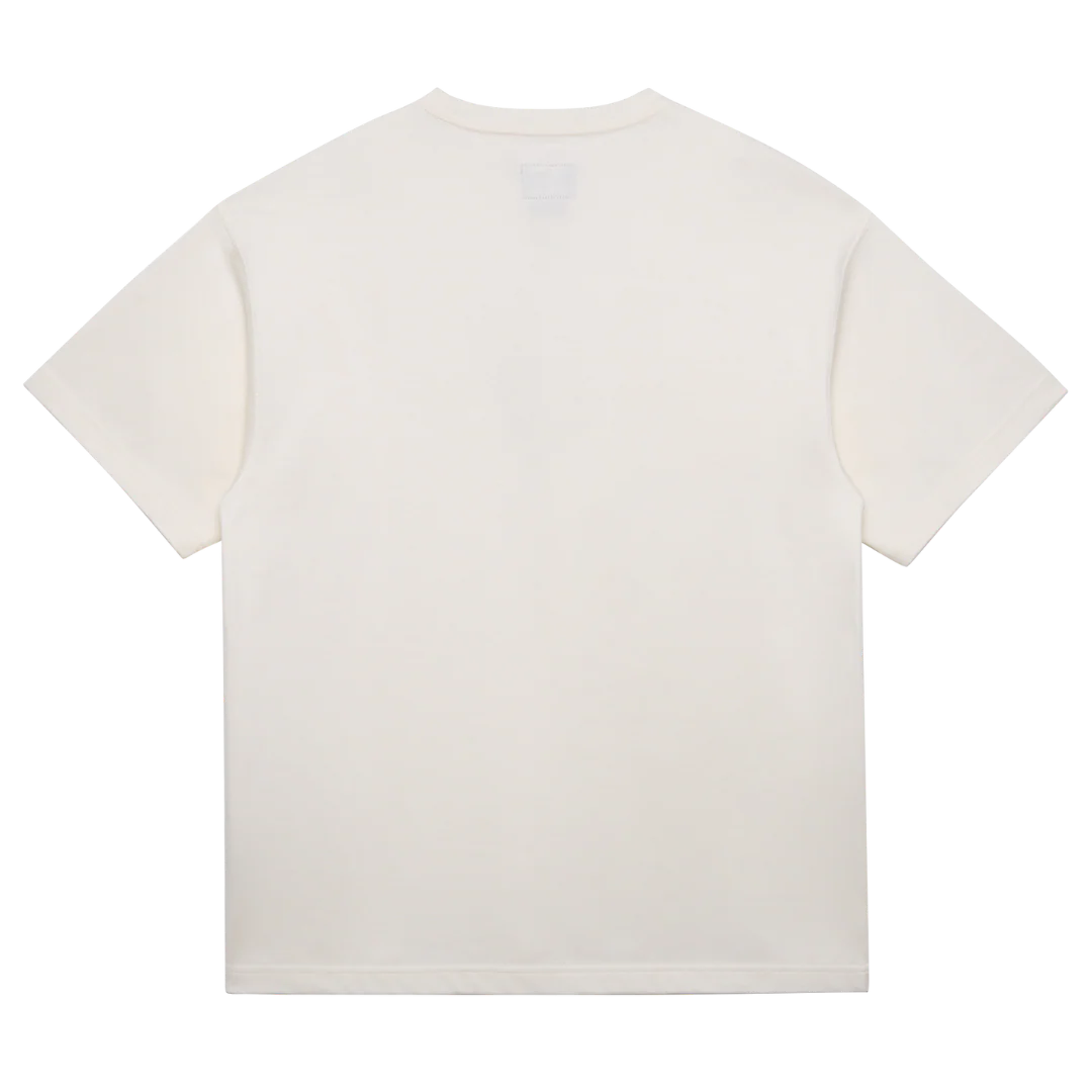 Essential Ivory Short Sleeve T-Shirt - Image 2