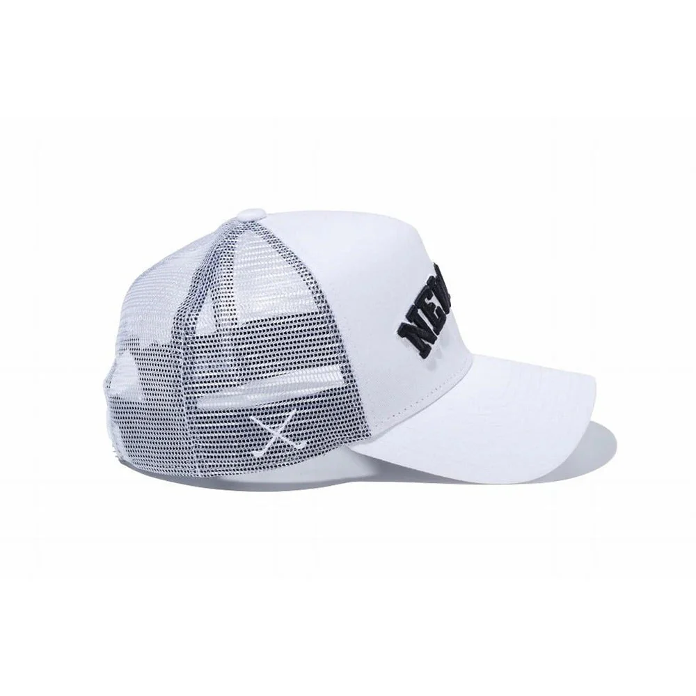 9FORTY A-Frame Trucker Golf Arch Logo White Snapback - Image 4