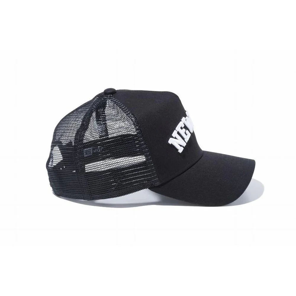 9FORTY A-Frame Trucker Golf Arch Logo Black Snapback - Image 4