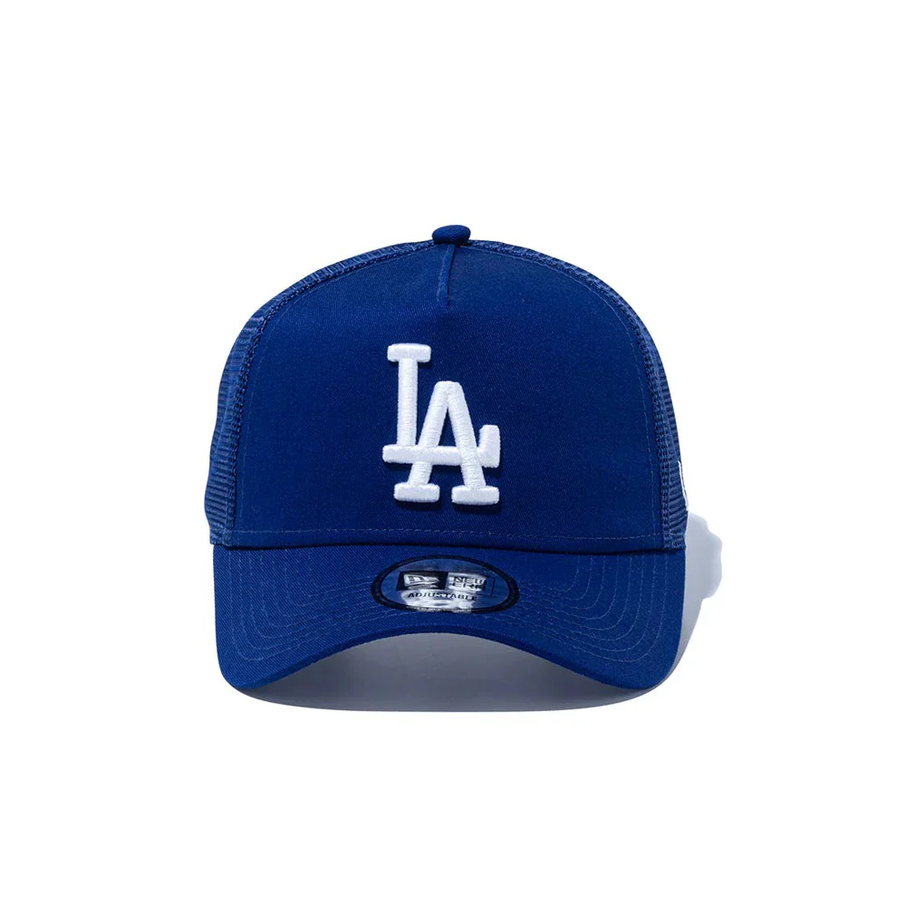9FORTY A-Frame Trucker Los Angeles Dodgers Dark Royal Snapback - Image 2
