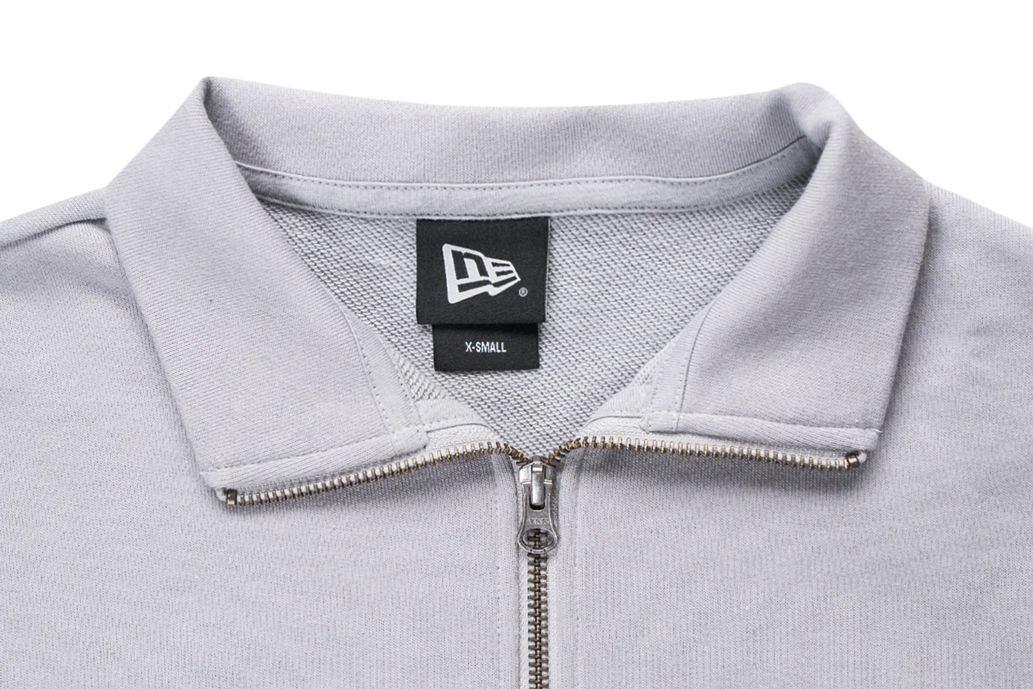 Women New Era Street Class Dolphin Gray Women Half Zip Sweatshirt - Image 3