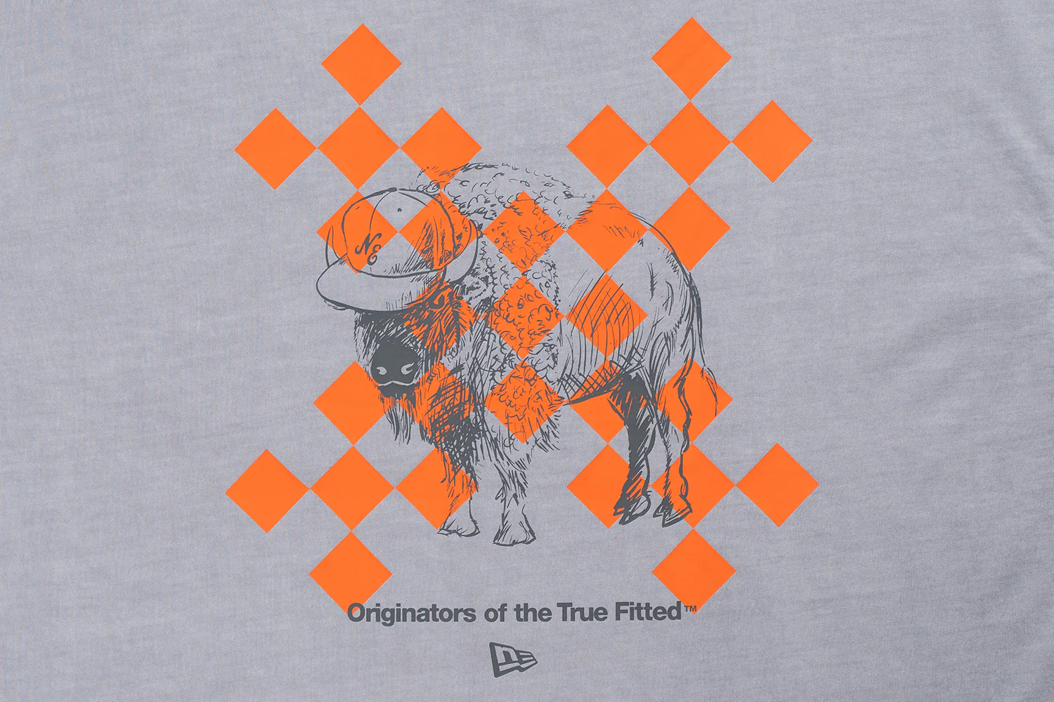 New Era Trail Runner Light Gray Oversized Short Sleeve T-Shirt - Image 6