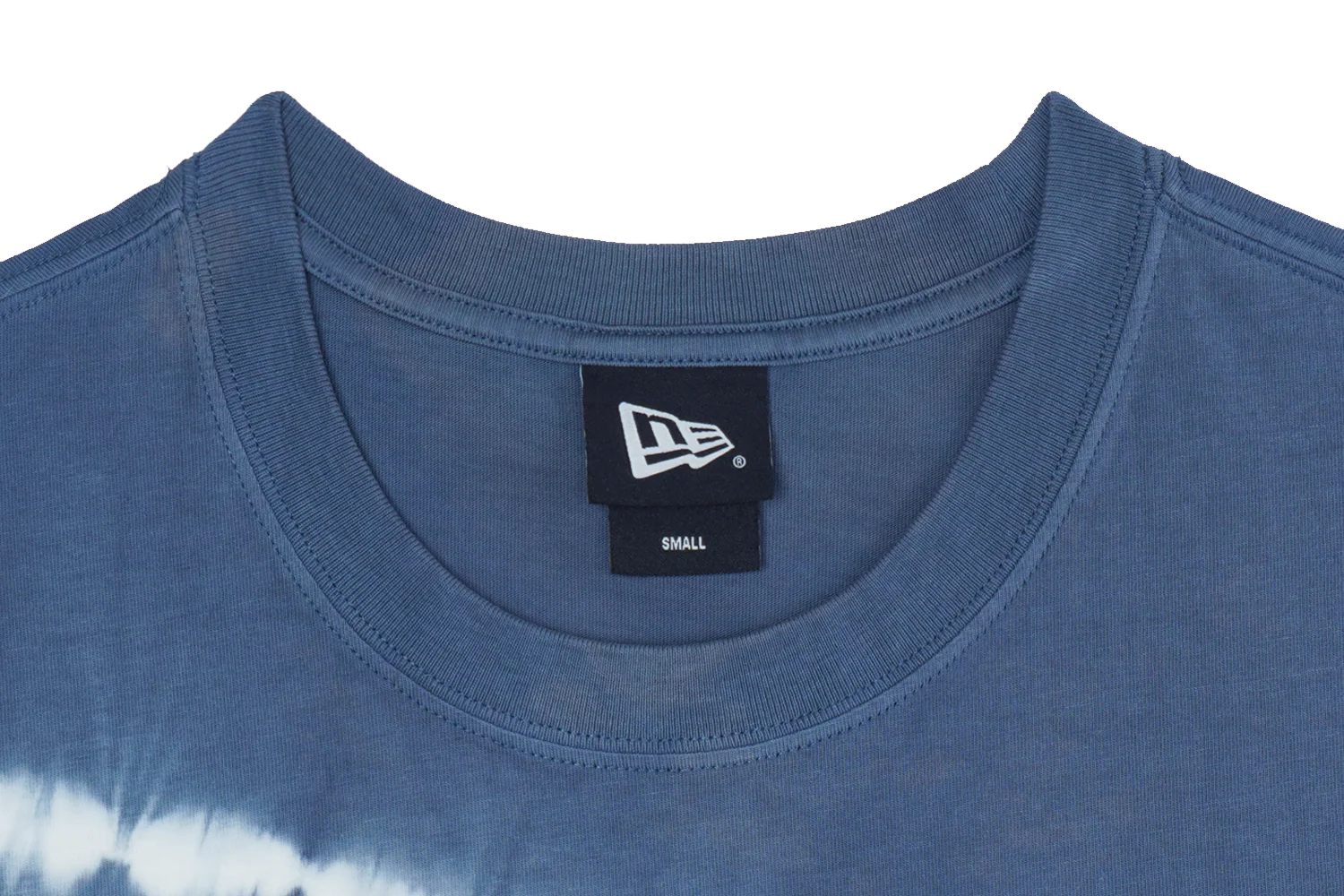 New Era Basic Tie Dyed Muted Indigo Oversized Short Sleeve T-Shirt - Image 3