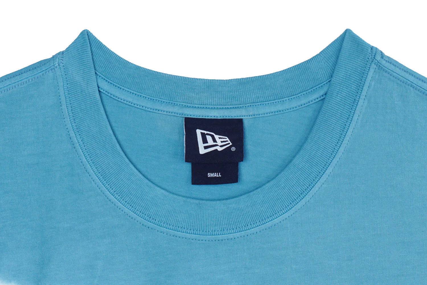 New Era Basic Tie Dyed Blue Foam Oversized Short Sleeve T-Shirt - Image 3