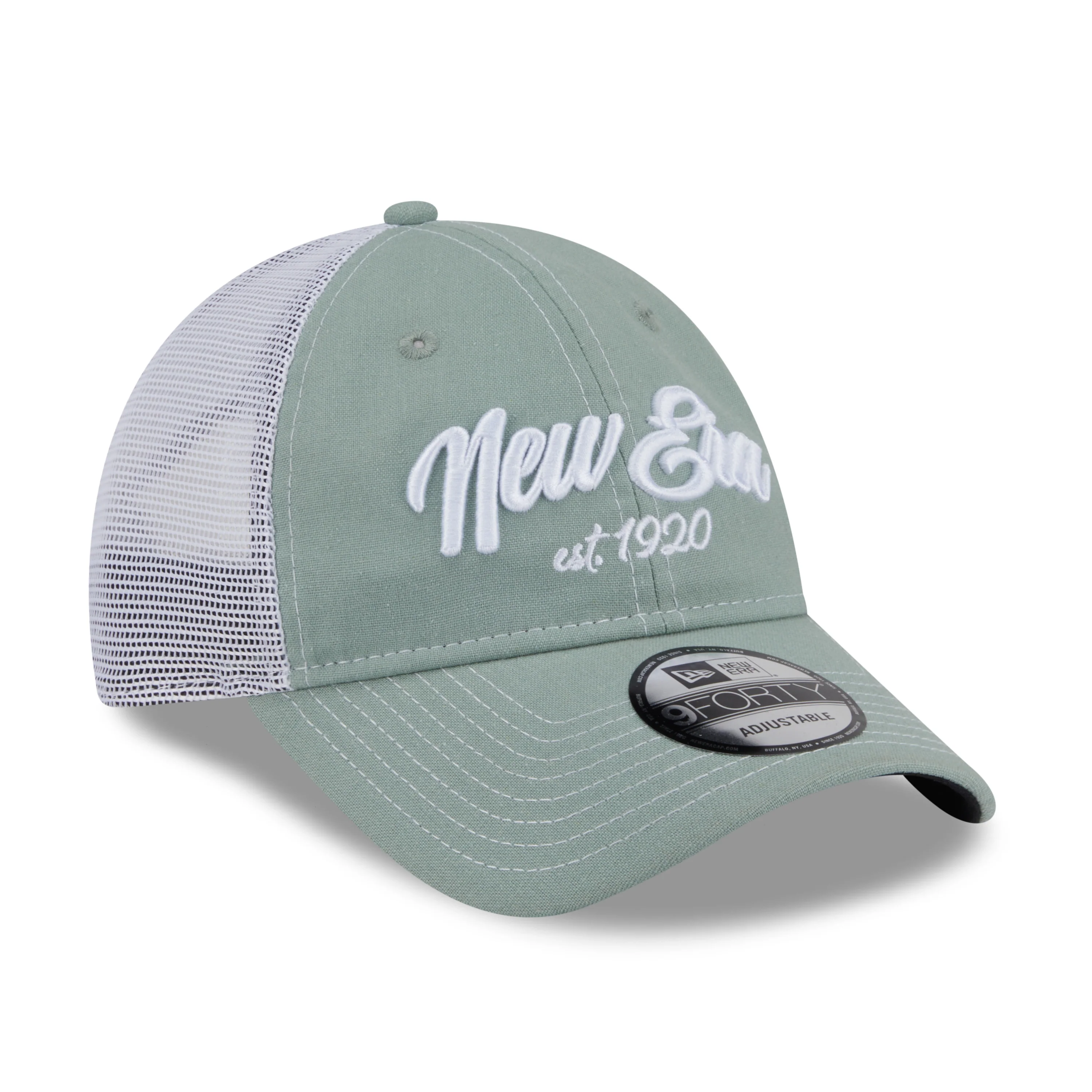 9FORTY Unstructured Trucker New Era Resort Everest Green Adjustable - Image 3