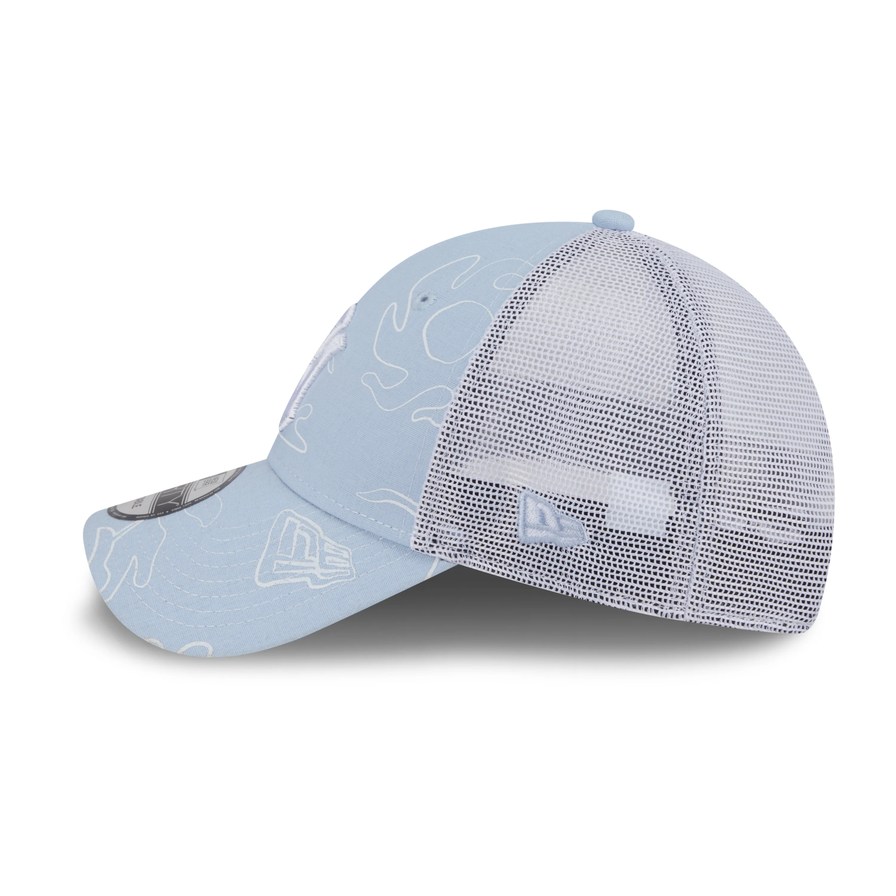 9FORTY Trucker New York Yankees Resort Soft Blue Adjustable - Image 5