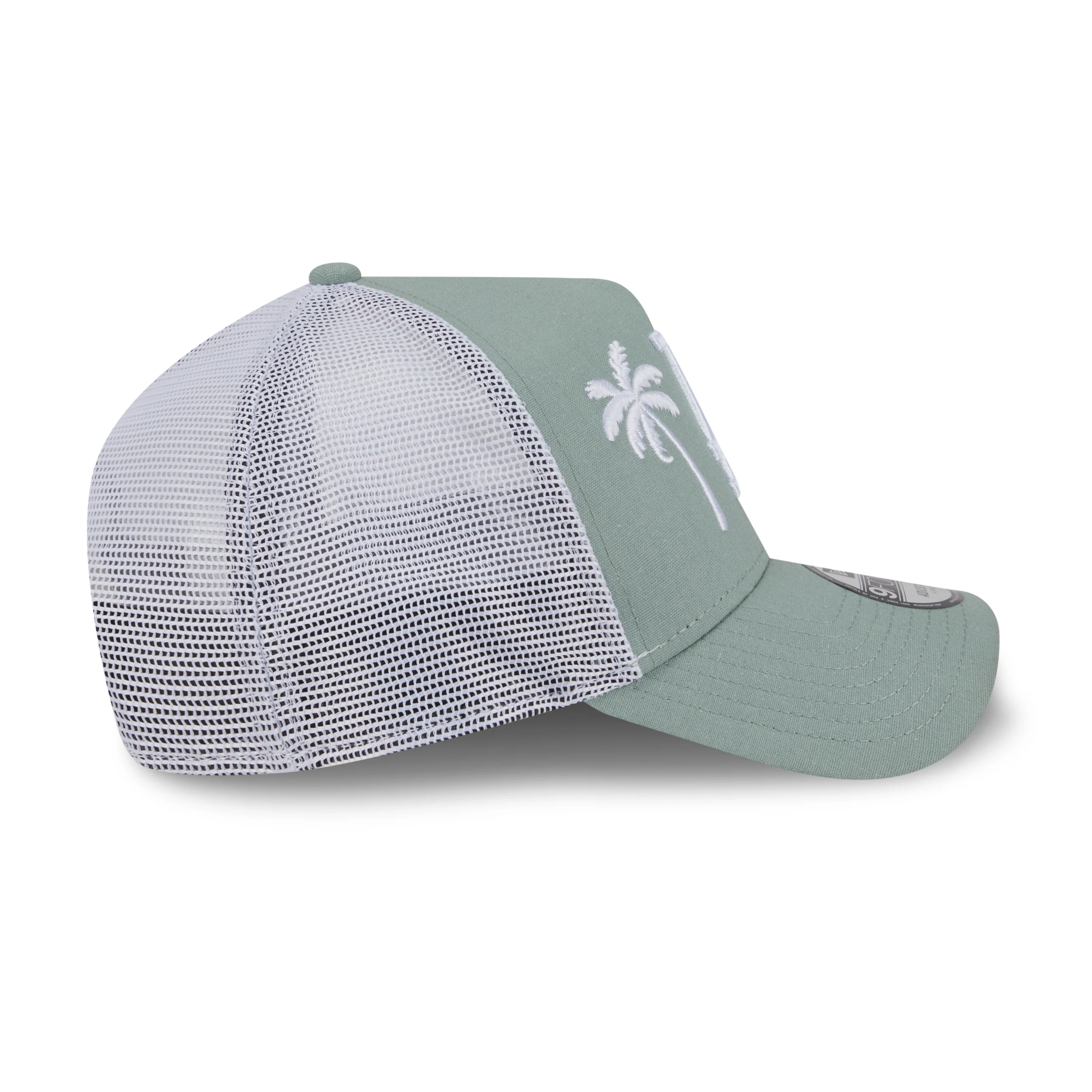 9FORTY A-Frame Trucker Los Angeles Dodgers Resort Everest Green Snapback - Image 6