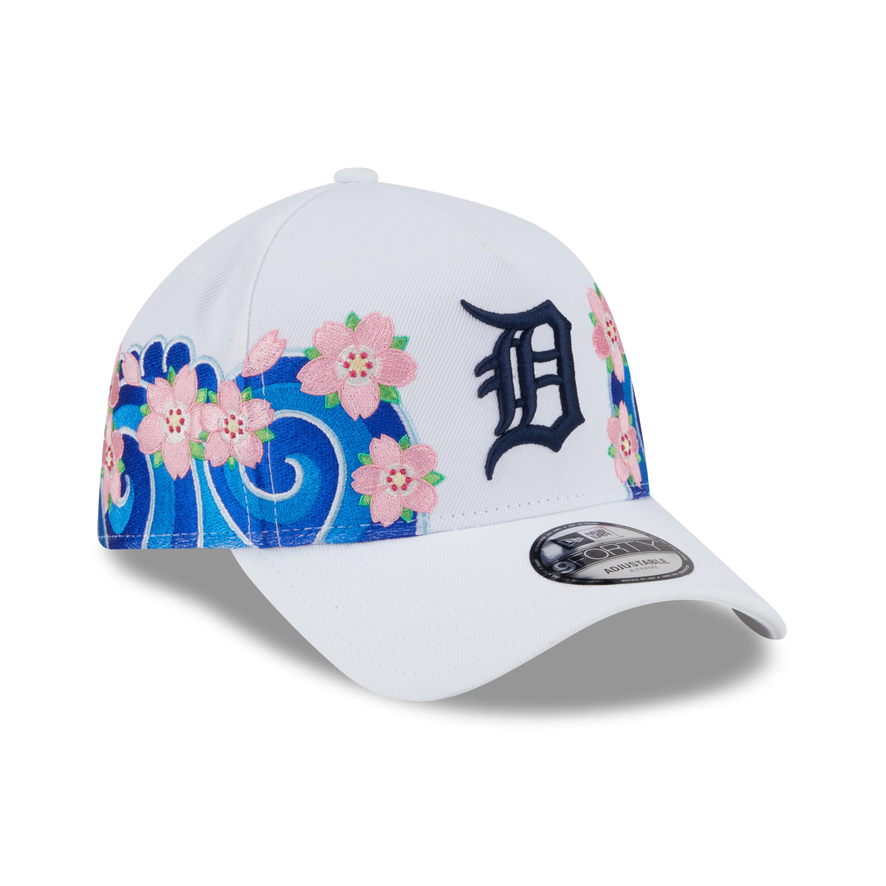 9FORTY A-Frame Detroit Tigers Sakura Pack White Adjustable - Image 3