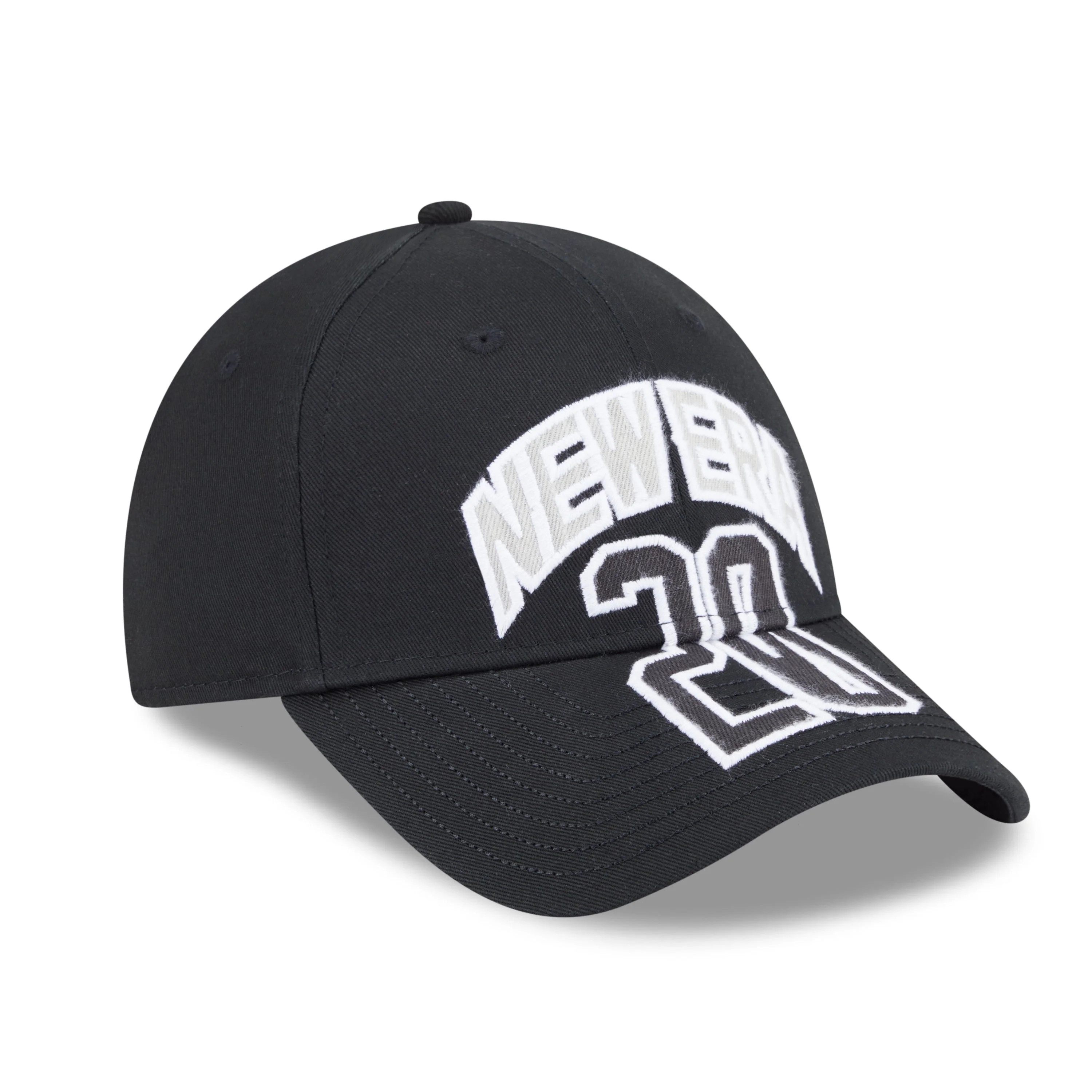 9FORTY New Era Street Archived Cross Panels Black Adjustable - Image 3