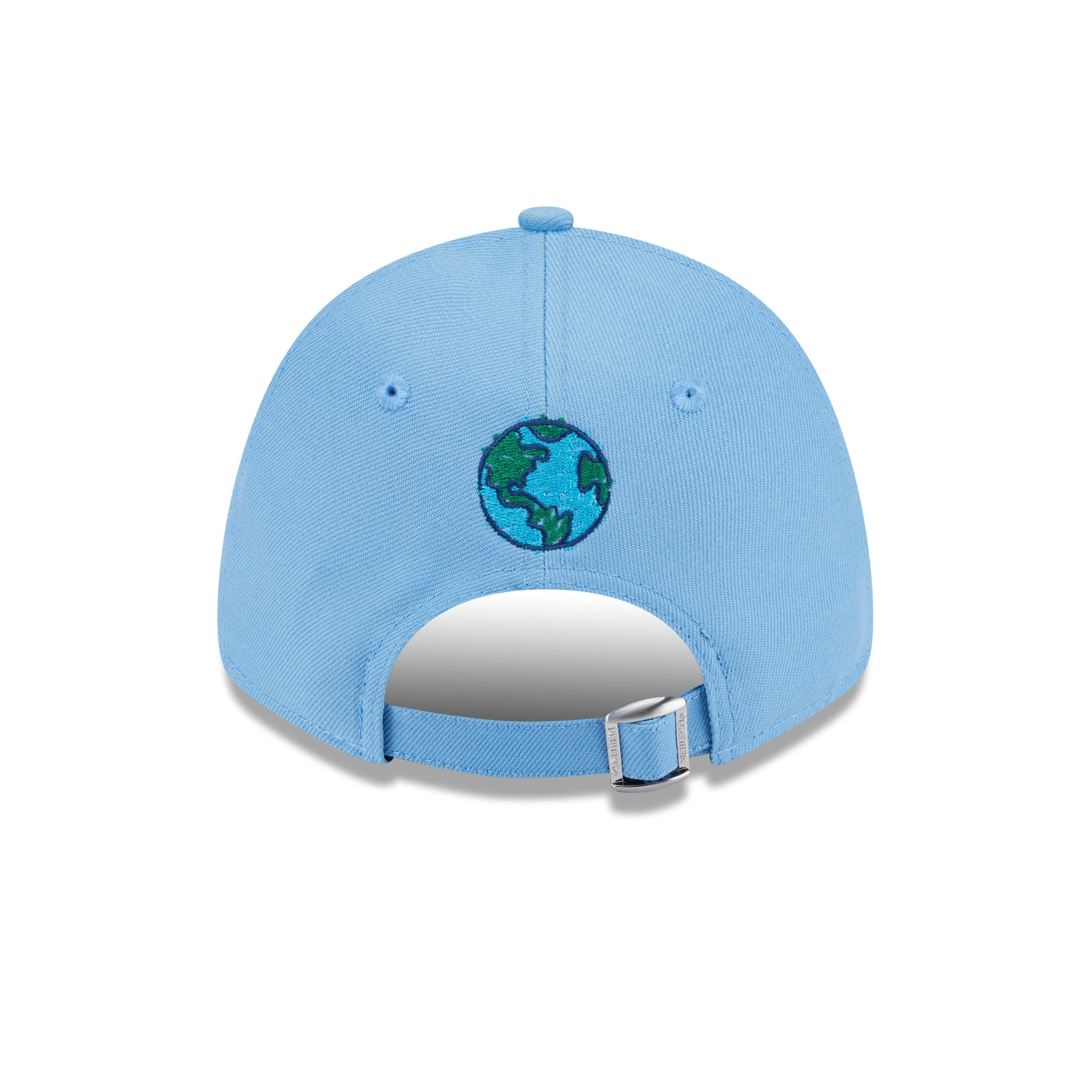 9FORTY Earth Day Peace Logo Sky Blue Adjustable - Image 4