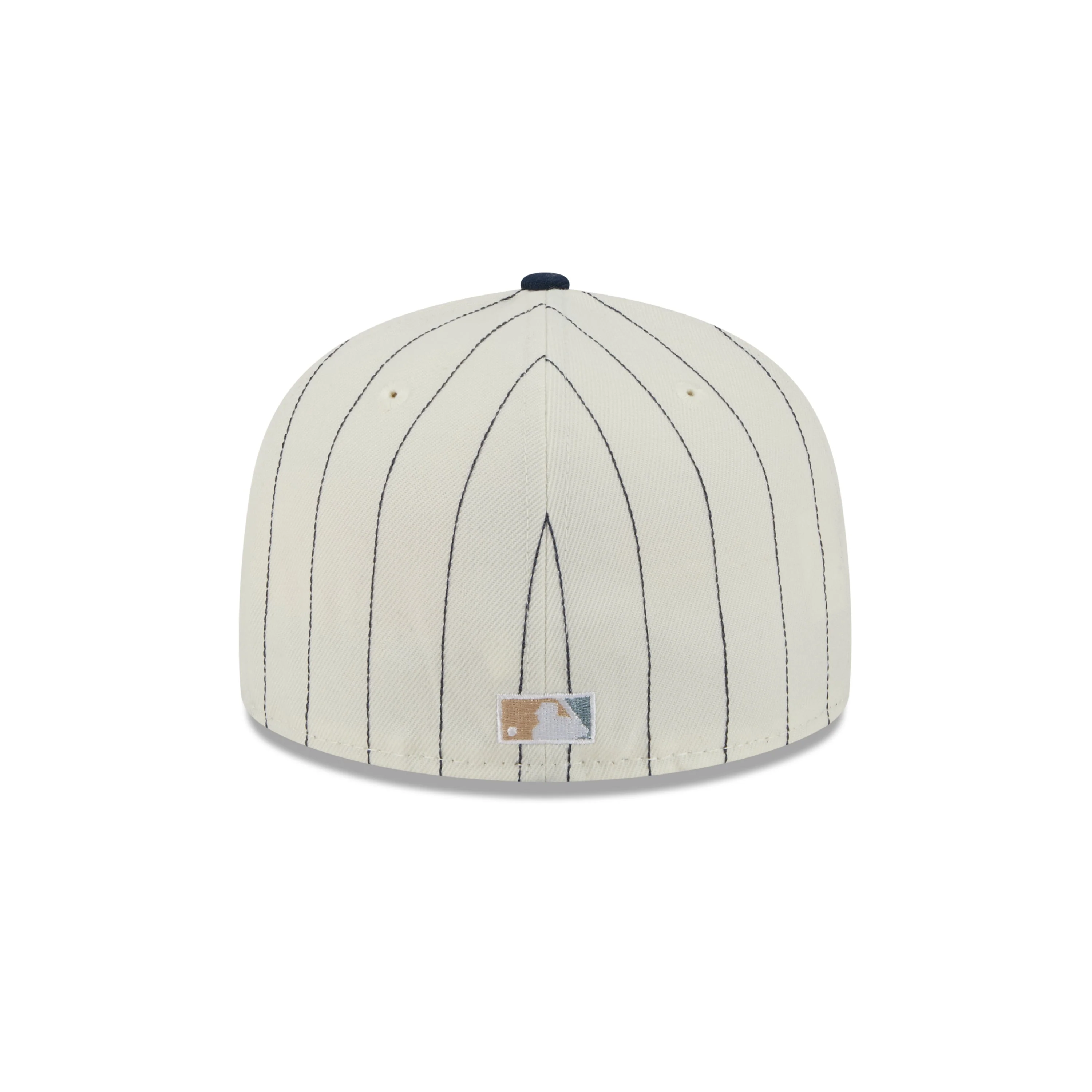 59FIFTY Los Angeles Dodgers Stripes Chrome White Fitted - Image 4