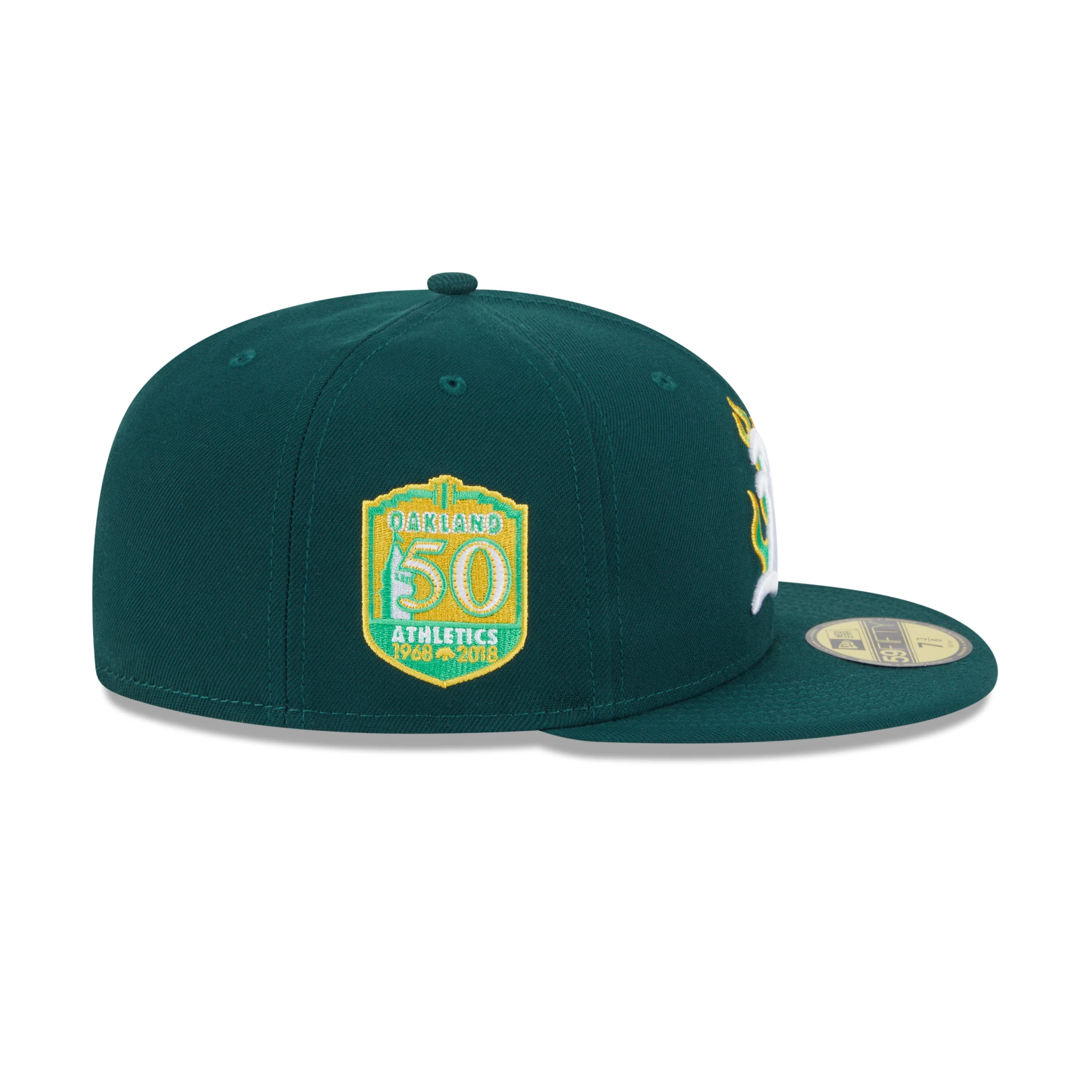 59FIFTY Oakland Athletics Fire Pack Dark Green Fitted - Image 5