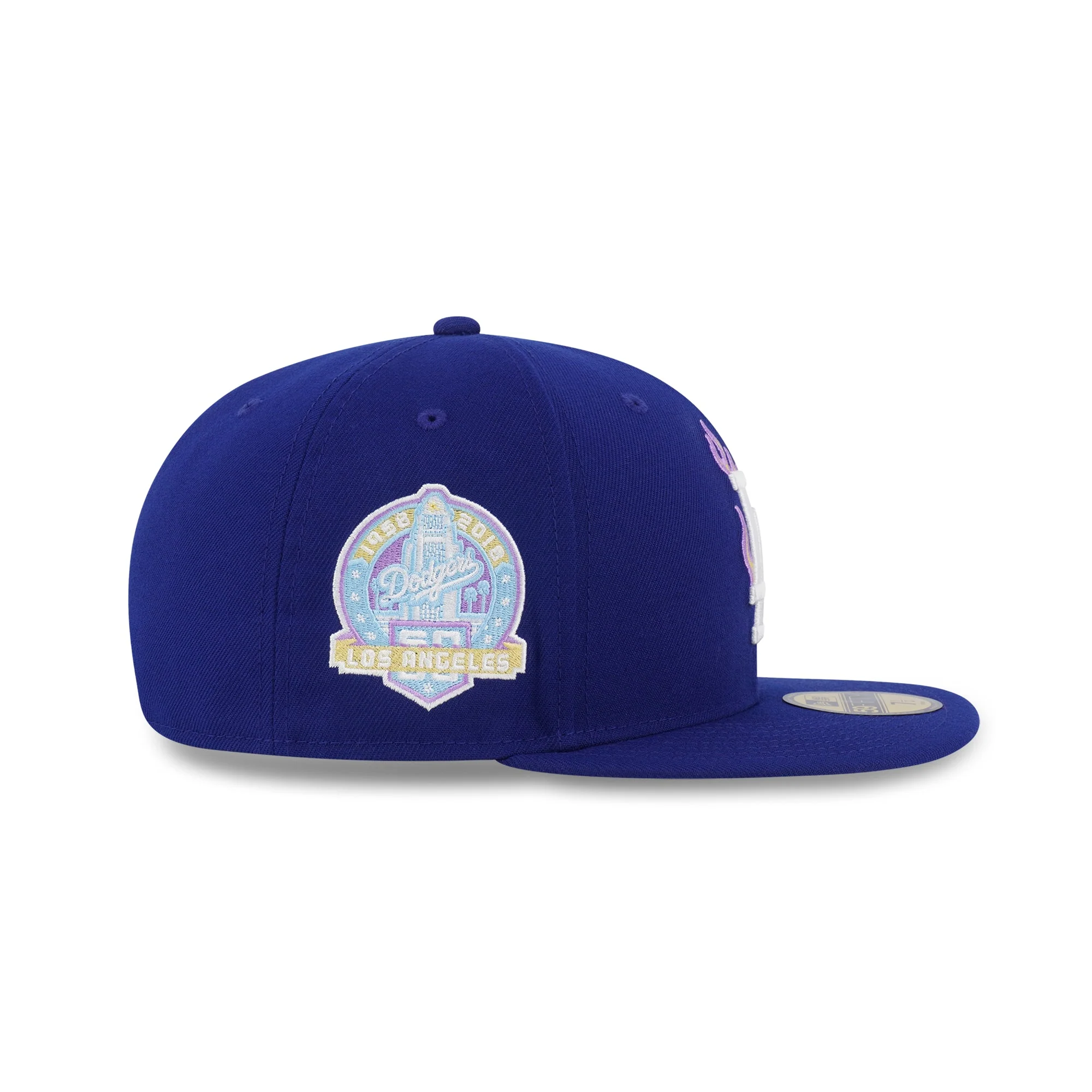 59FIFTY Los Angeles Dodgers Fire Pack Dark Royal Fitted - Image 4