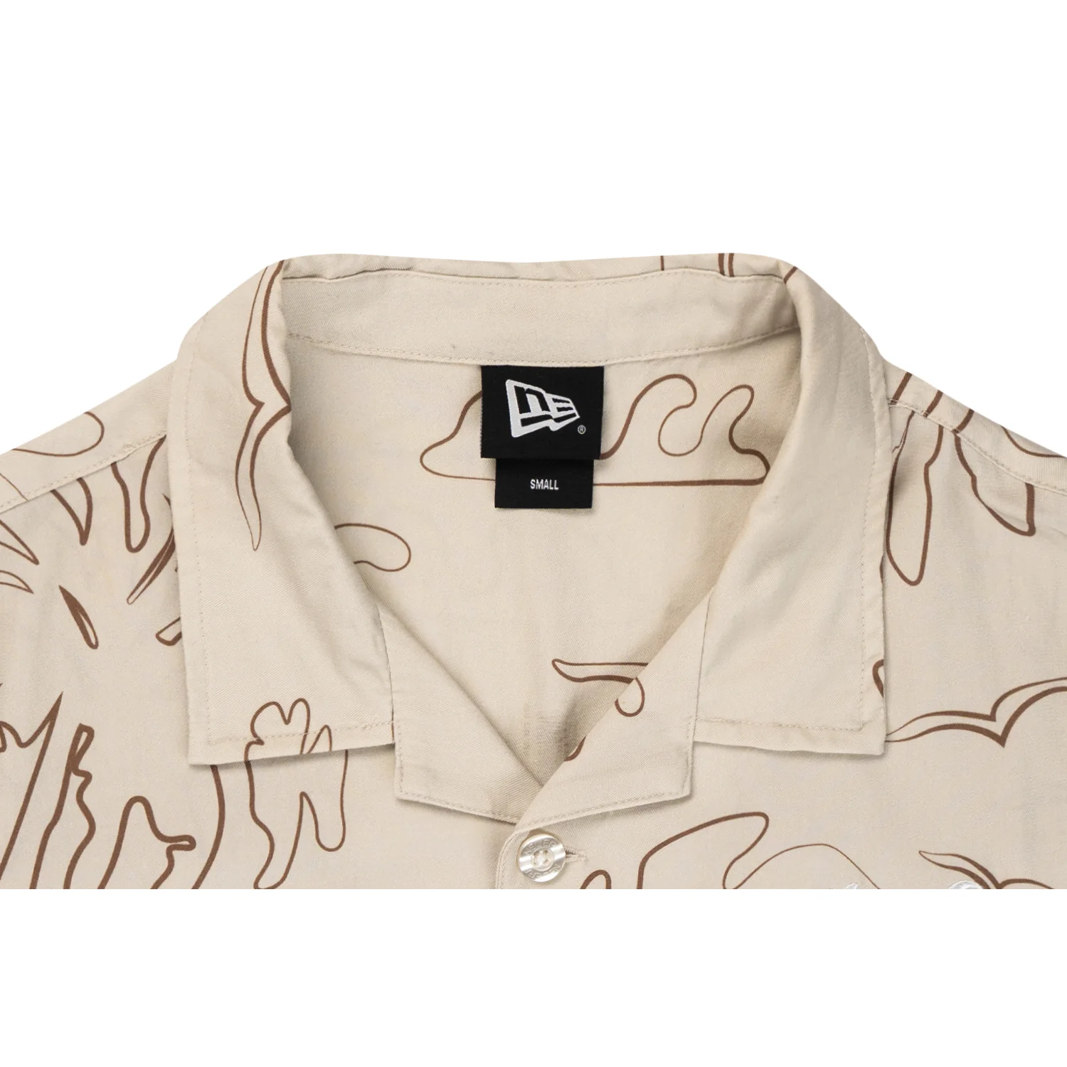 New Era Resort Vintage Stone Woven Shirt - Image 3