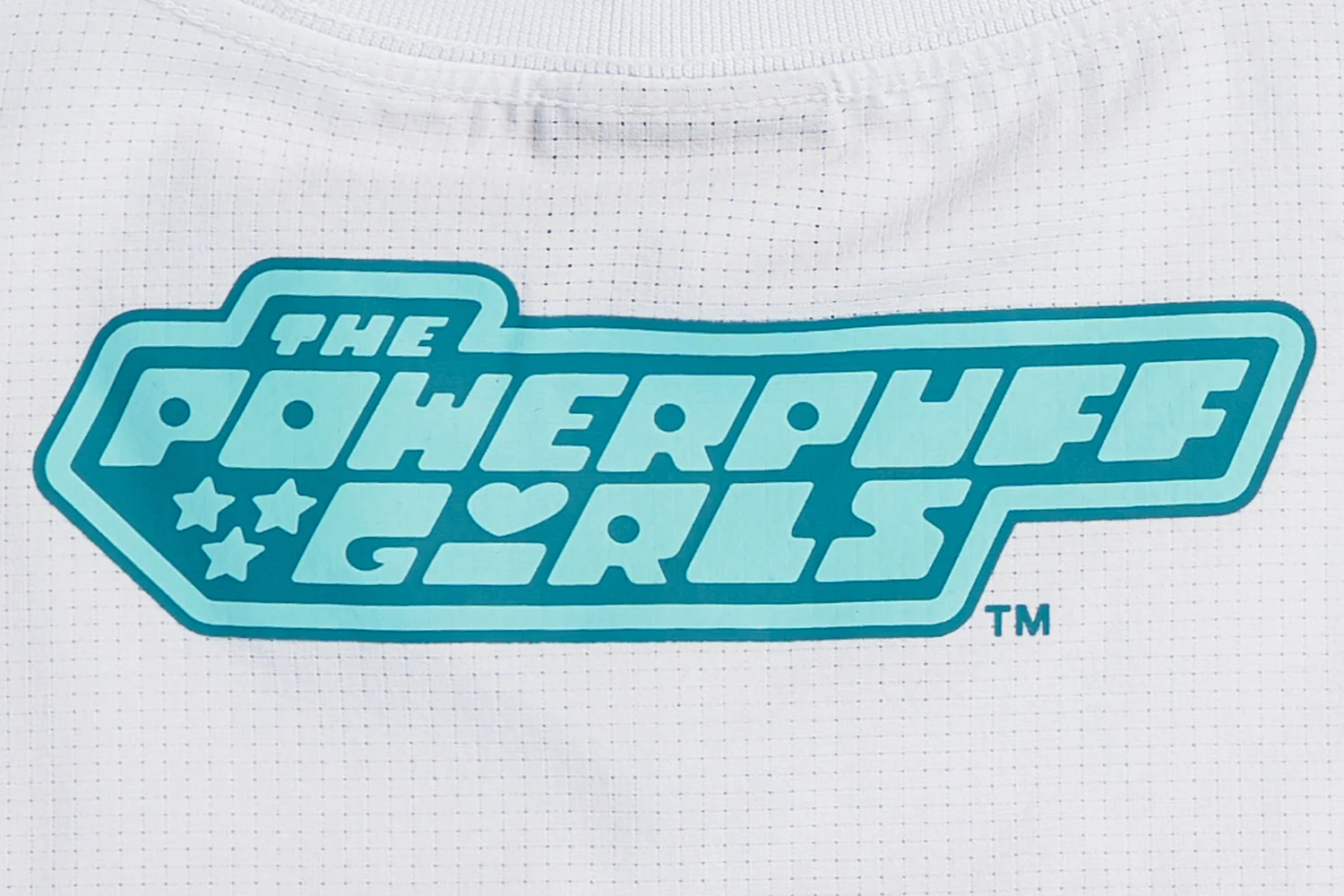 New Era x The Powerpuff Girls Women White American Football Crop Jersey - Image 5