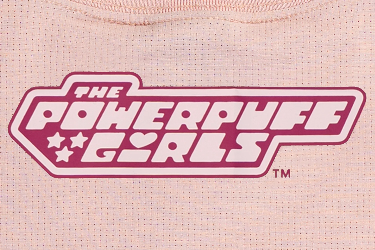 New Era x The Powerpuff Girls Women Pink American Football Crop Jersey - Image 5