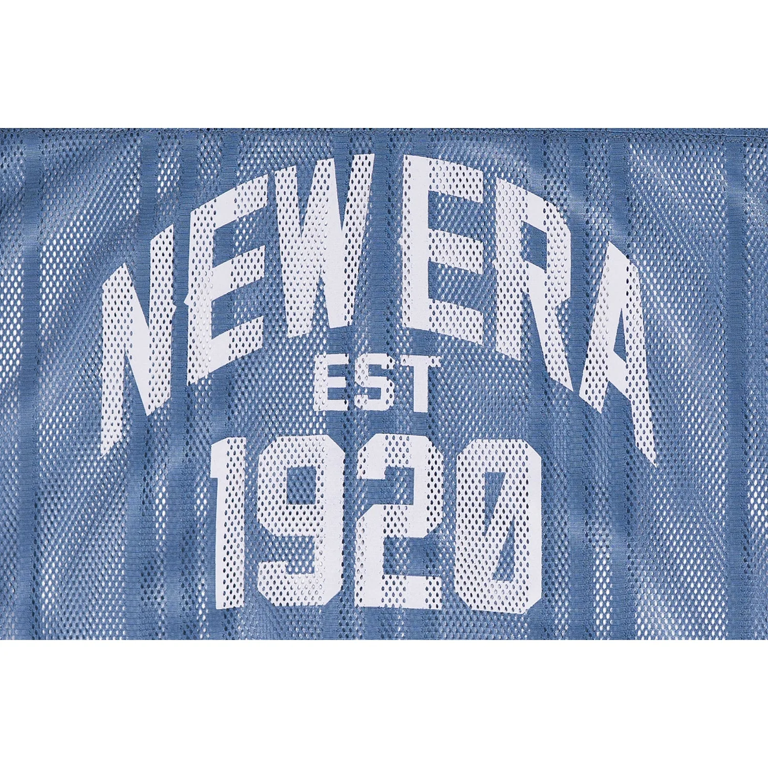 New Era Women 1920 Wordmark Street Archived Oceanside Blue American Football Crop Jersey - Image 4