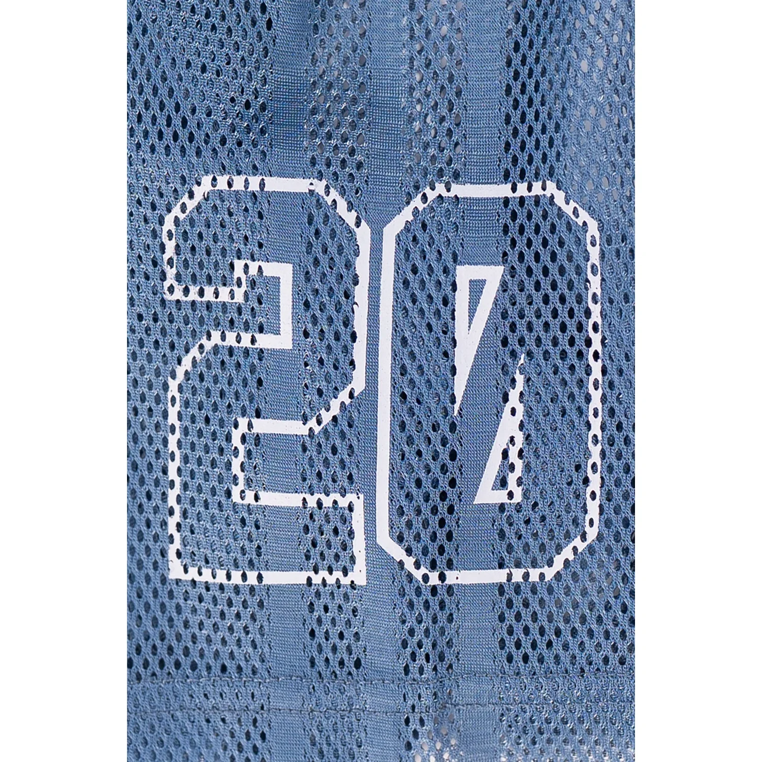 New Era Women 1920 Wordmark Street Archived Oceanside Blue American Football Crop Jersey - Image 7