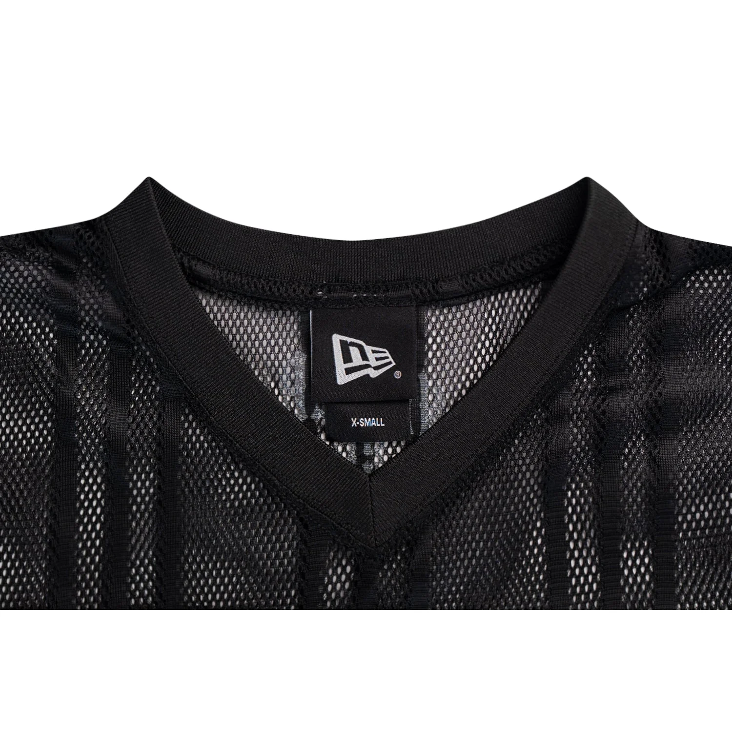 New Era Women 1920 Wordmark Street Archived Black American Football Crop Jersey - Image 3