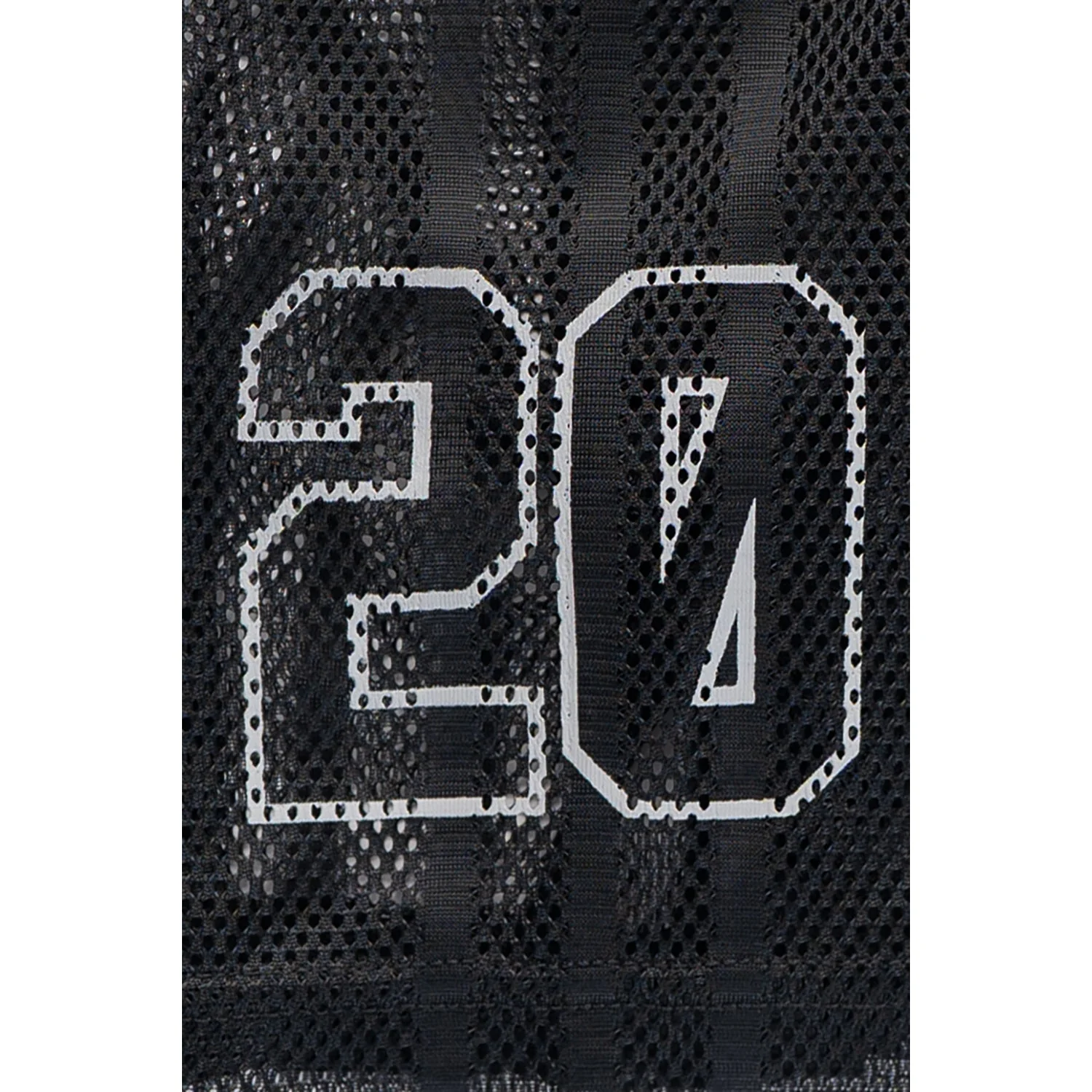 New Era Women 1920 Wordmark Street Archived Black American Football Crop Jersey - Image 6