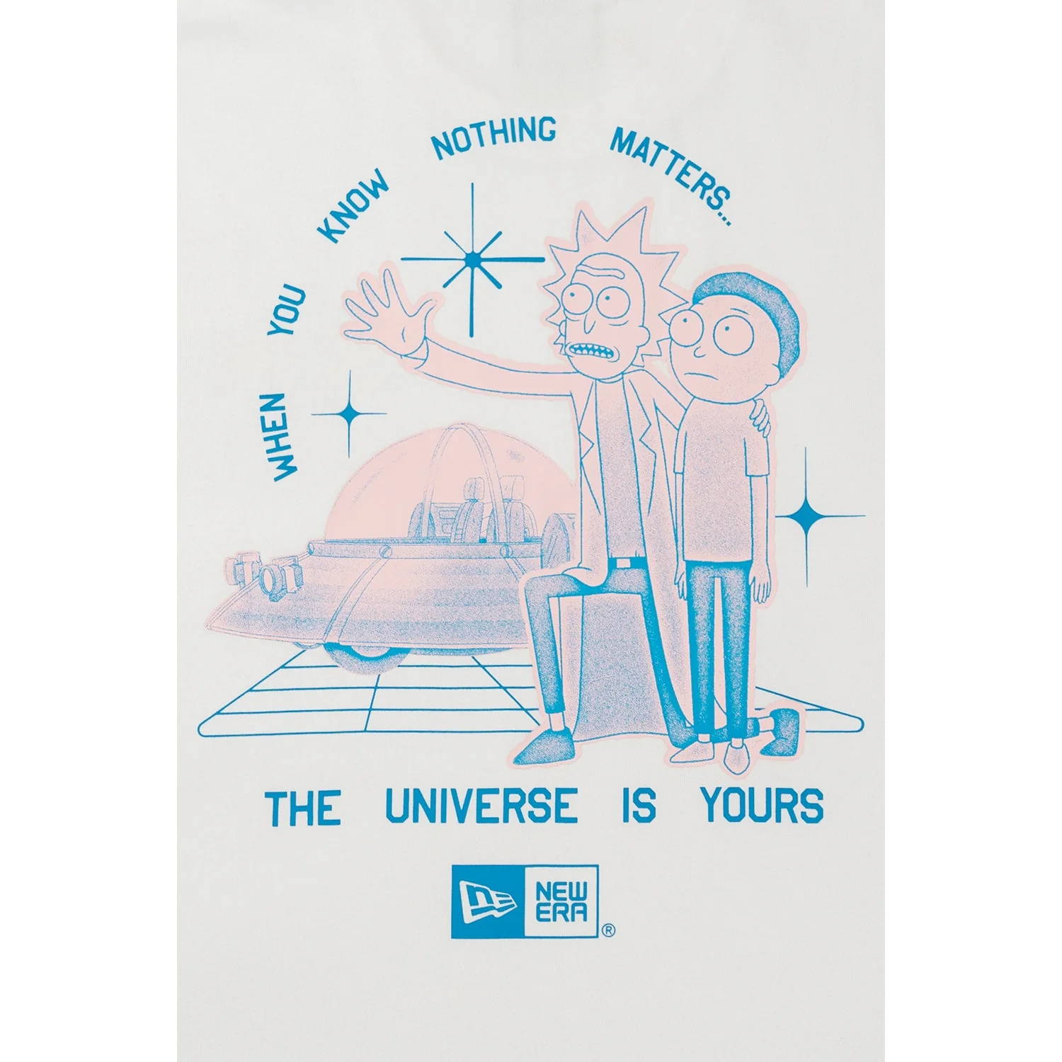New Era x Rick and Morty White Short Sleeve T-Shirt - Image 6