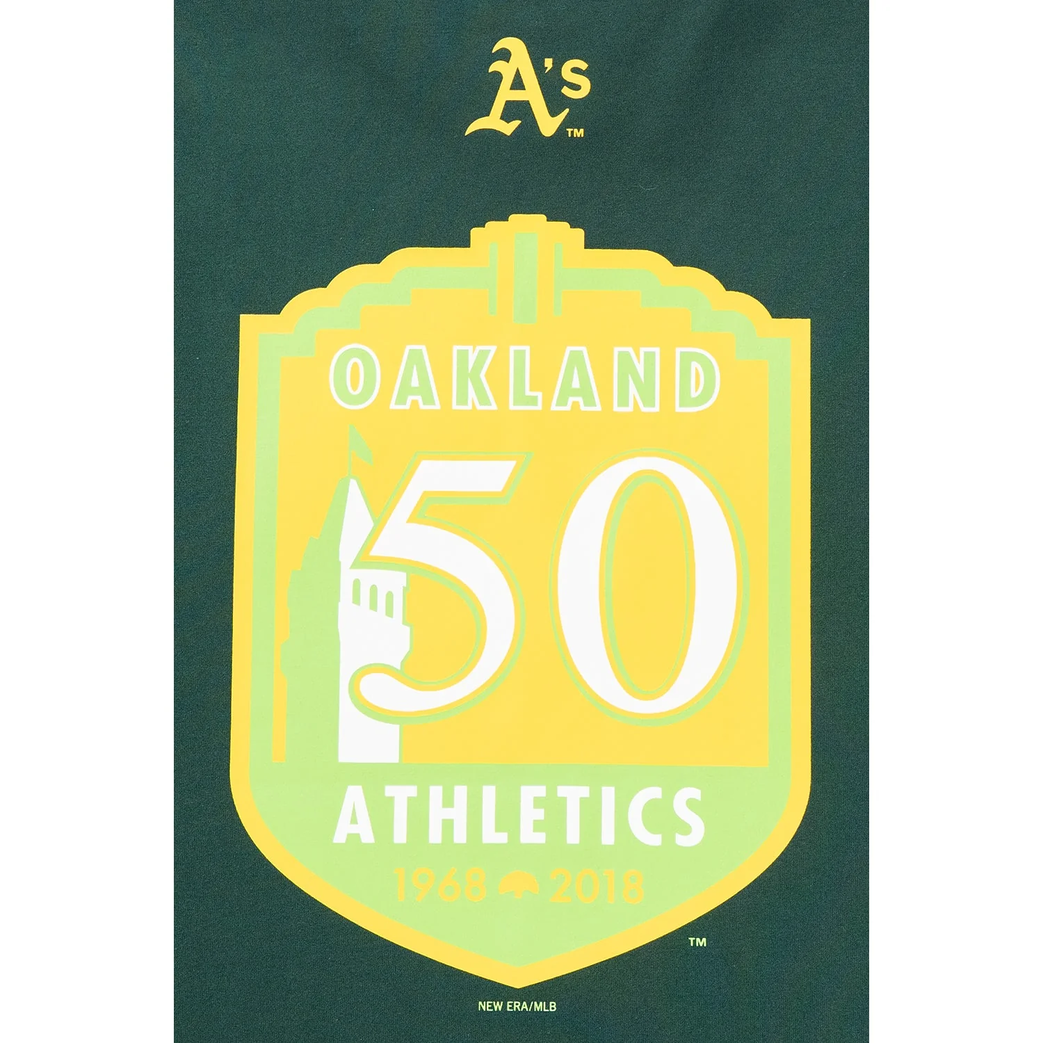Oakland Athletics Fire Pack Dark Green Short Sleeve T-Shirt - Image 6