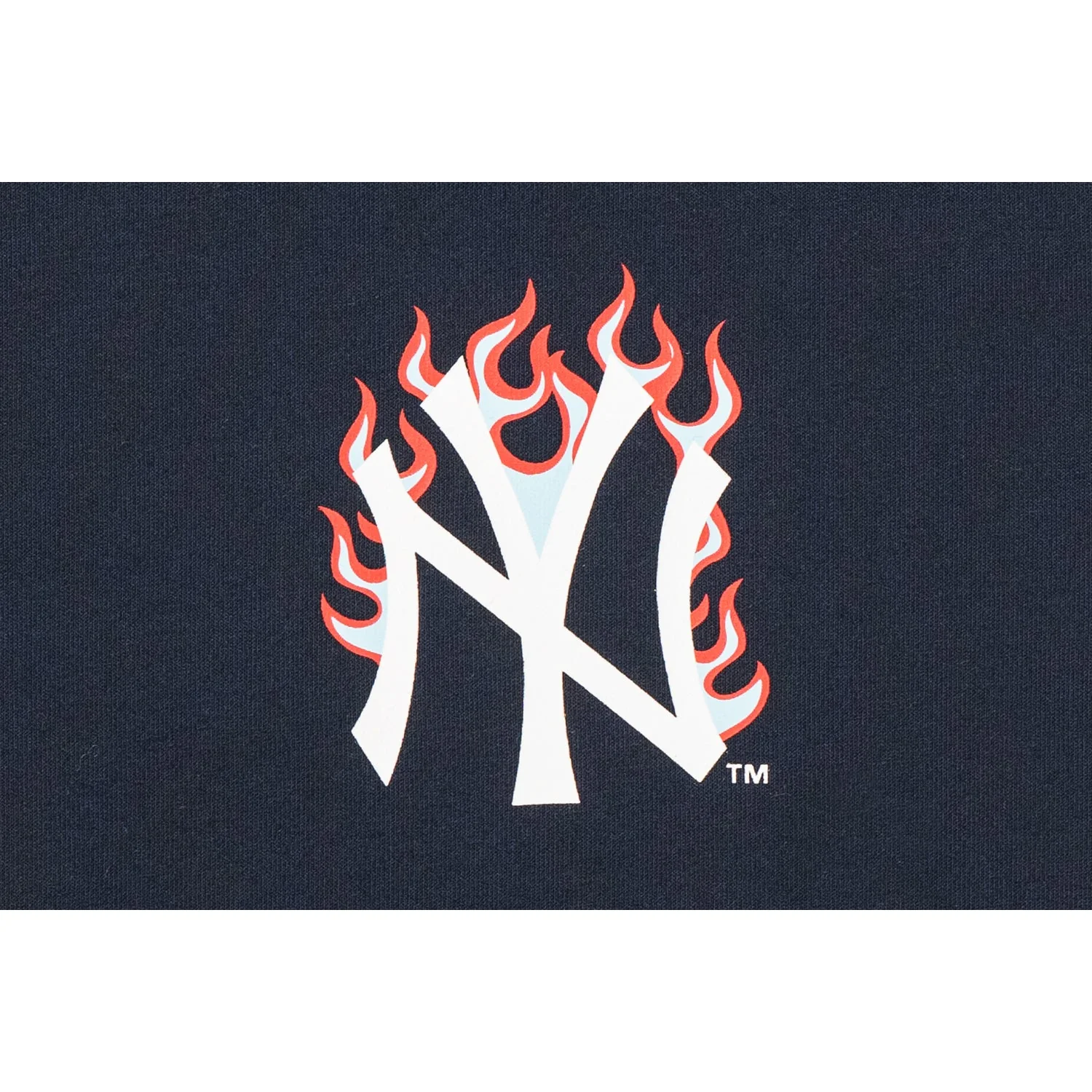 New York Yankees Fire Pack Navy Short Sleeve T-Shirt - Image 4