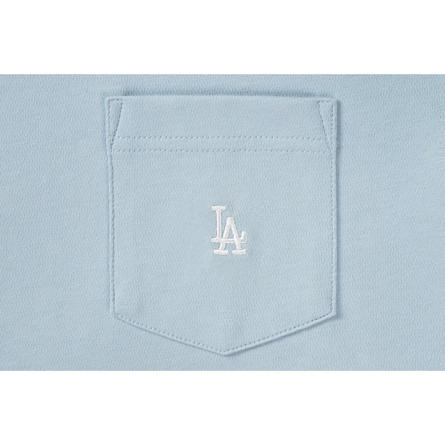 Los Angeles Dodgers Color Era Soft Blue Short Sleeve Pocket T-Shirt - Image 4