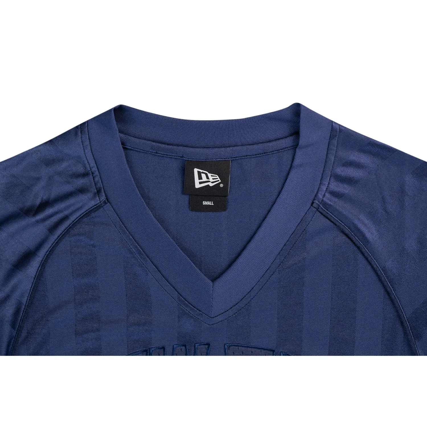 New Era 1920 Wordmark Street Archived Navy Short Sleeve American Football Jersey - Image 3