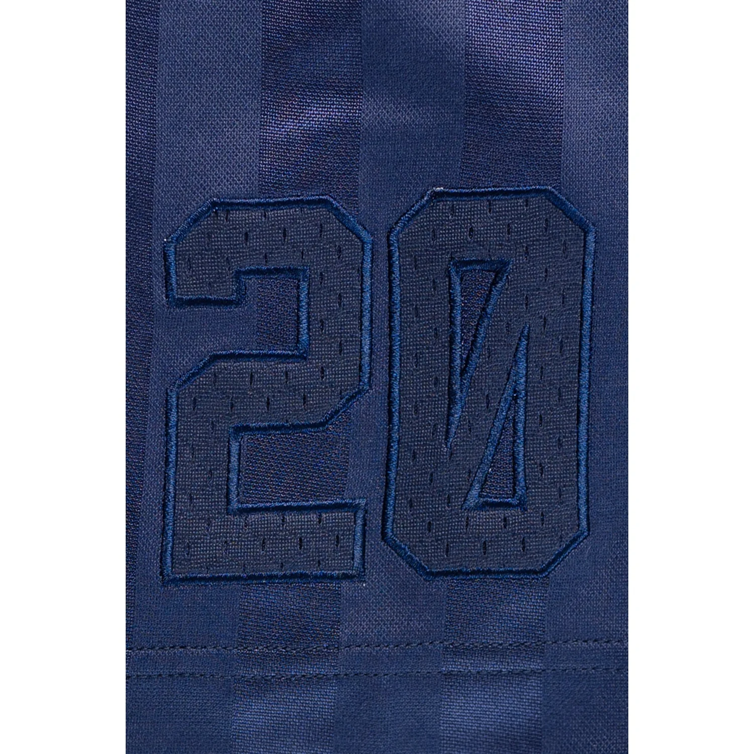 New Era 1920 Wordmark Street Archived Navy Short Sleeve American Football Jersey - Image 7