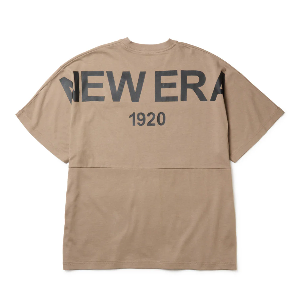 New Era 1920 Distressed Brown Oversized Short Sleeve T-Shirt - Image 2