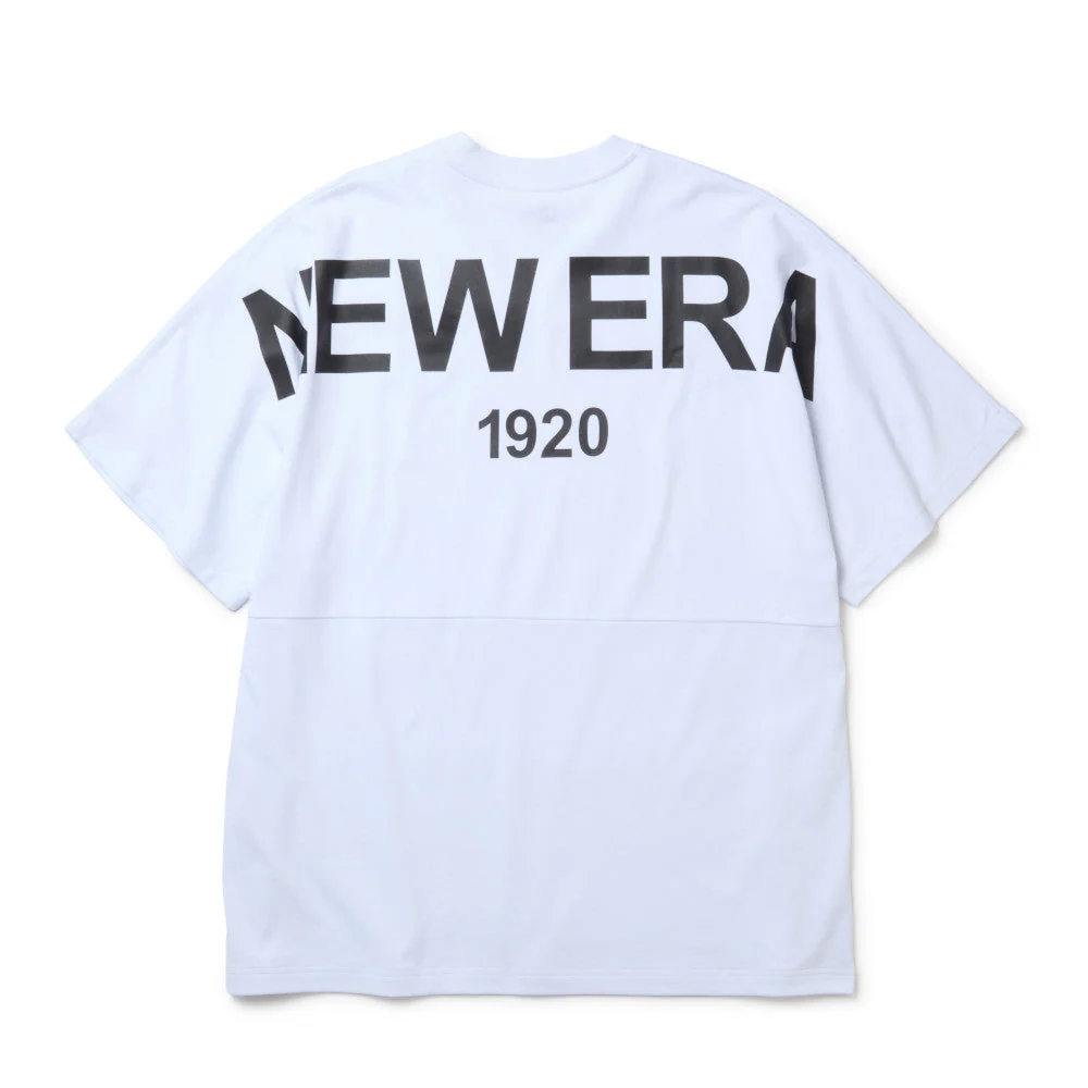 New Era 1920 Distressed White Oversized Short Sleeve T-Shirt - Image 2