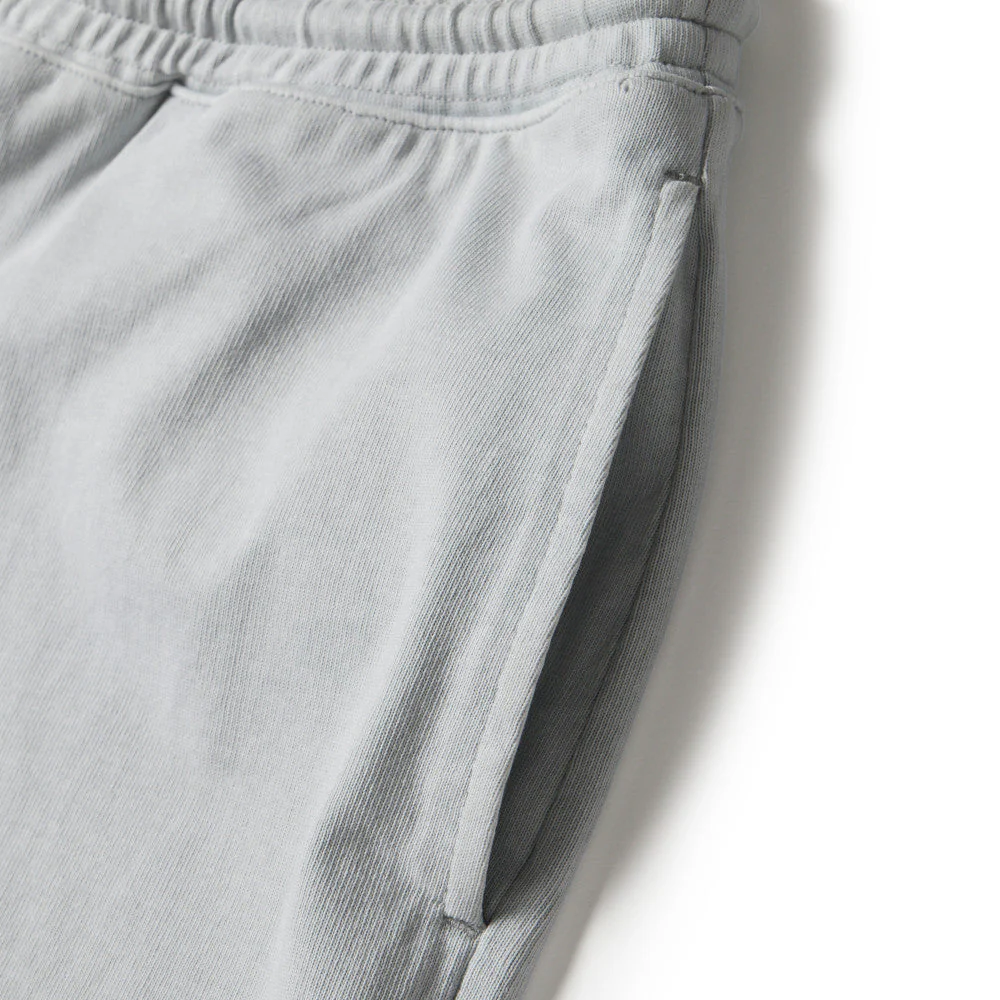 New Era Garment Dyed Heavyweight Cotton Gray Shorts - Image 4