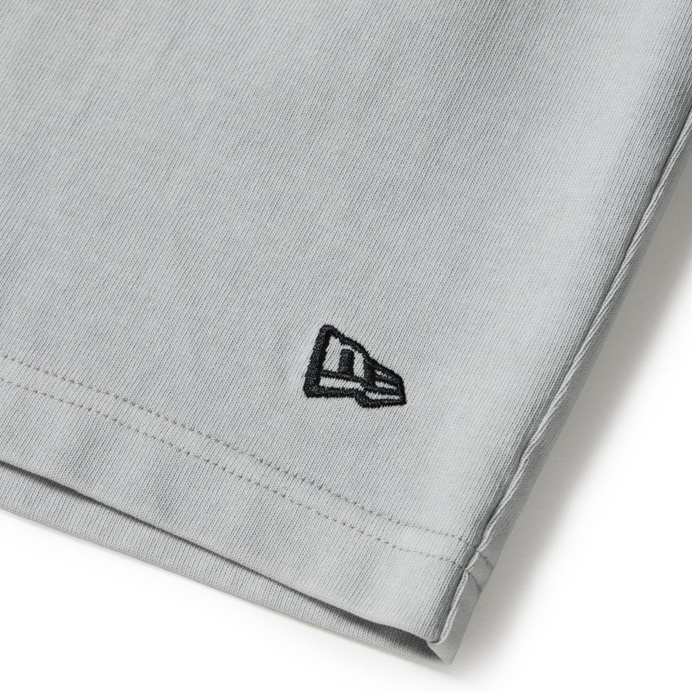 New Era Garment Dyed Heavyweight Cotton Gray Shorts - Image 5