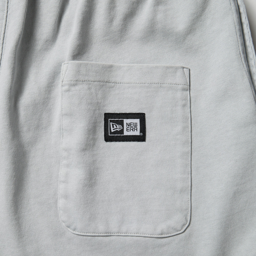New Era Garment Dyed Heavyweight Cotton Gray Shorts - Image 6
