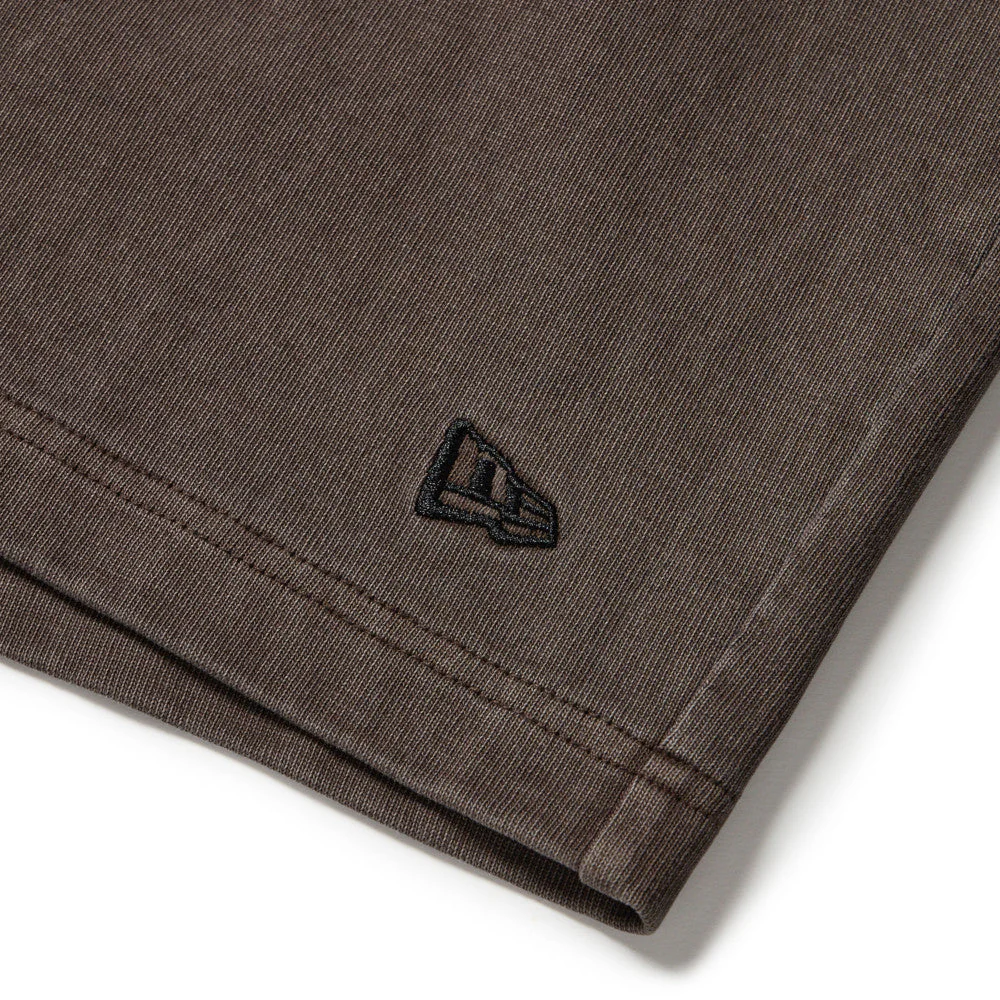 New Era Garment Dyed Heavyweight Cotton Brown Shorts - Image 5