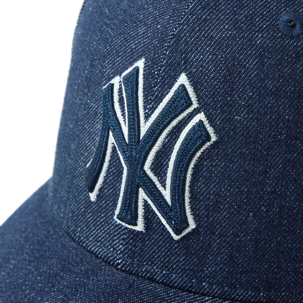 59FIFTY New York Yankees Chain Stitch Denim Navy Fitted - Image 7
