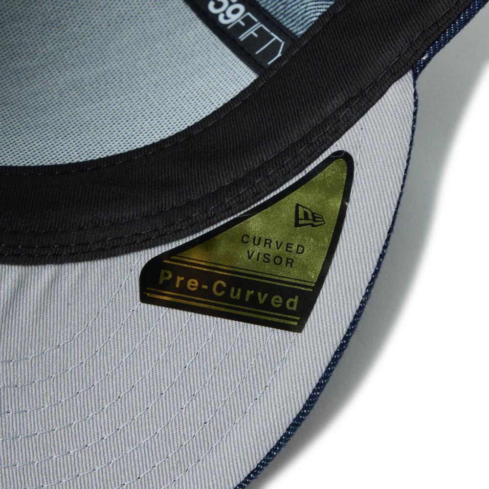 59FIFTY New York Yankees Chain Stitch Denim Navy Fitted - Image 8