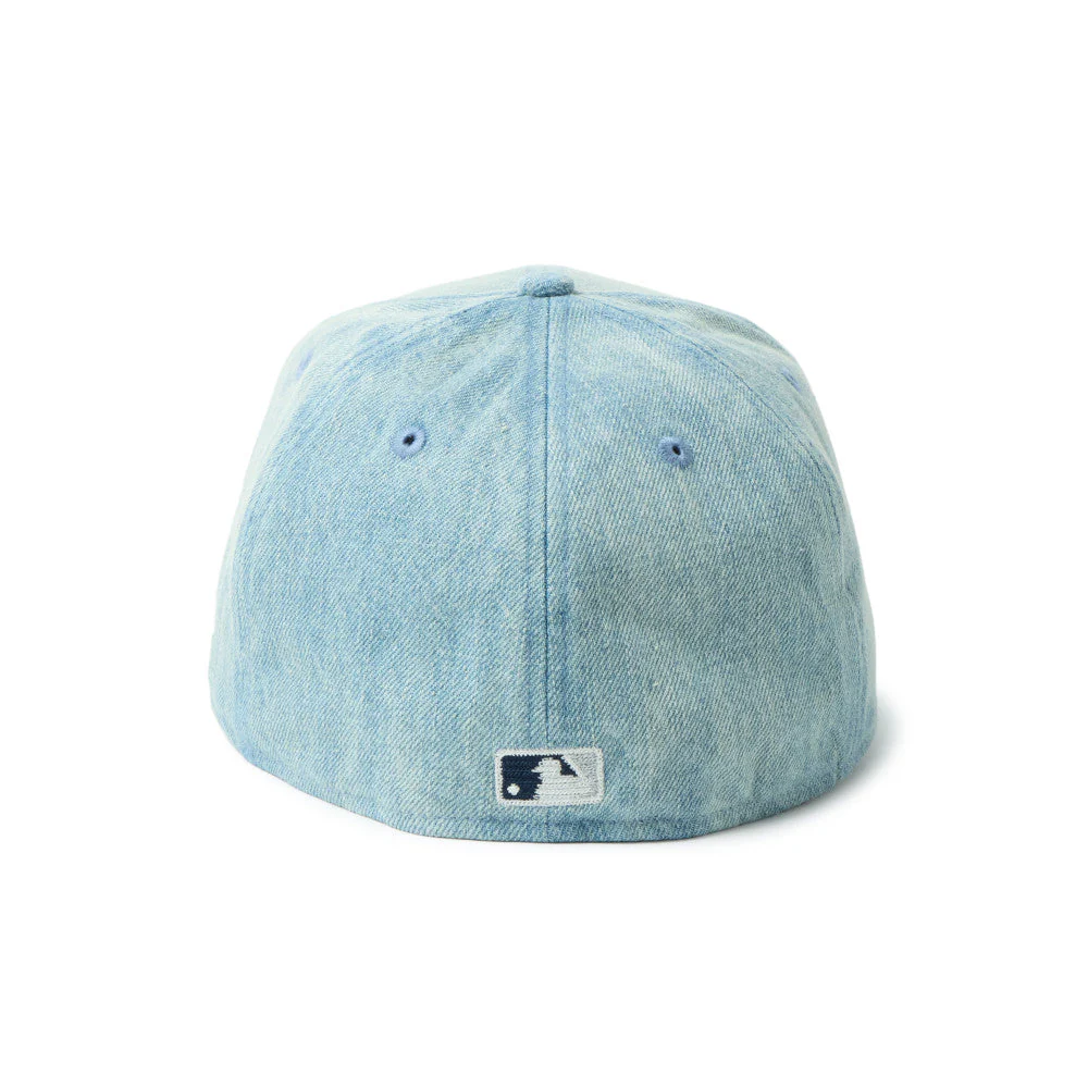 59FIFTY Los Angeles Dodgers Chain Stitch Washed Denim Fitted - Image 4
