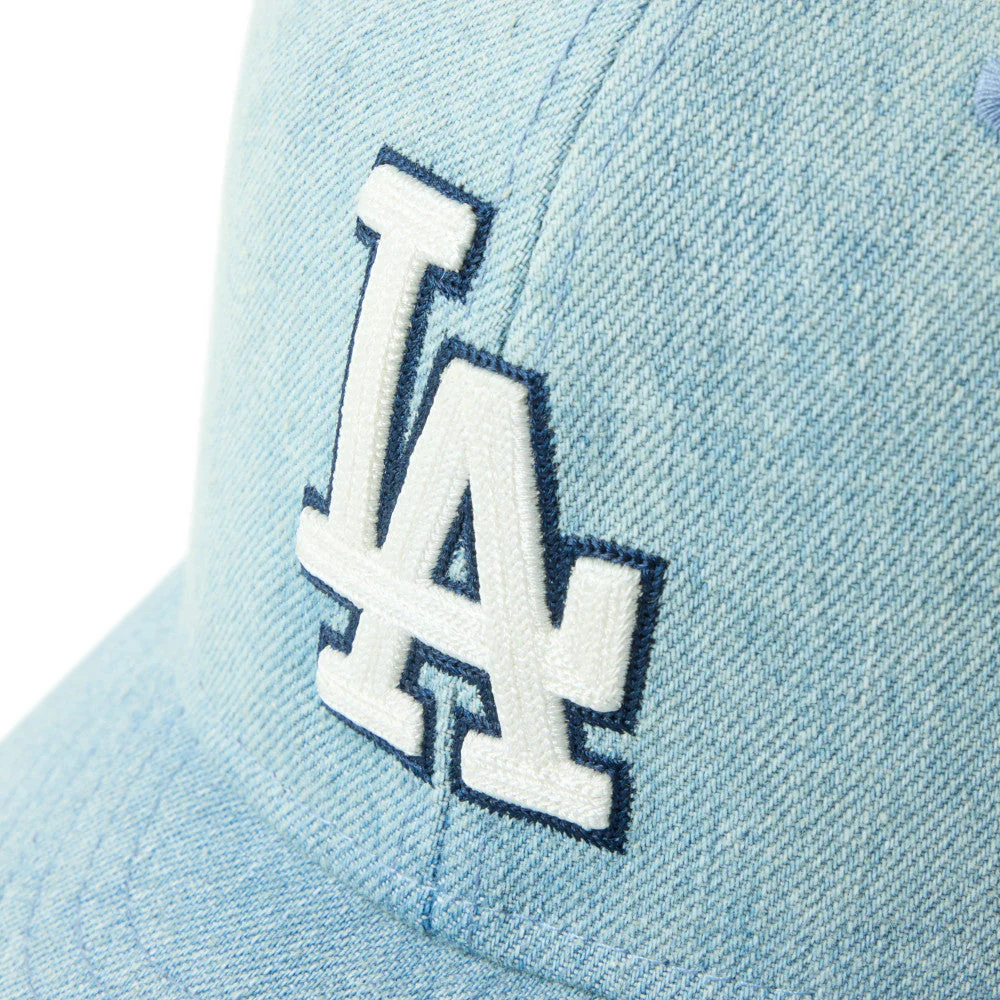 59FIFTY Los Angeles Dodgers Chain Stitch Washed Denim Fitted - Image 8
