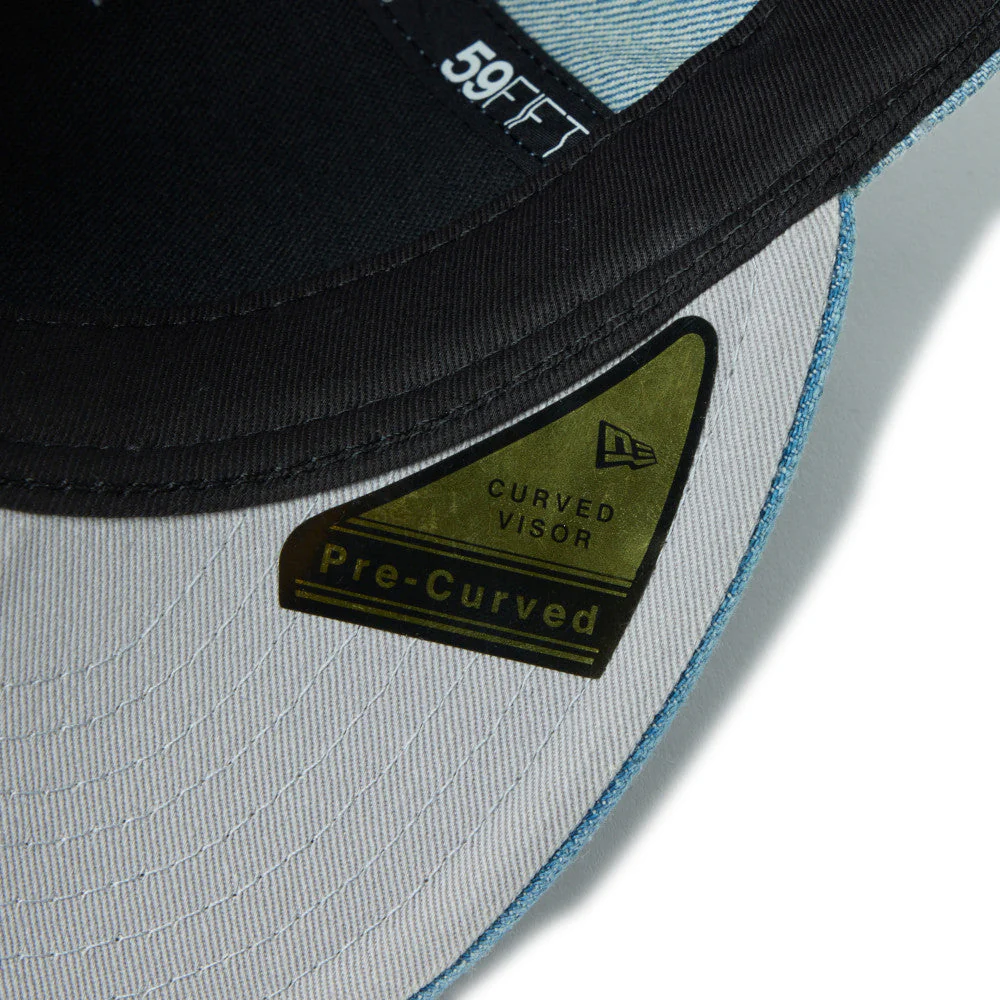 59FIFTY Los Angeles Dodgers Chain Stitch Washed Denim Fitted - Image 9