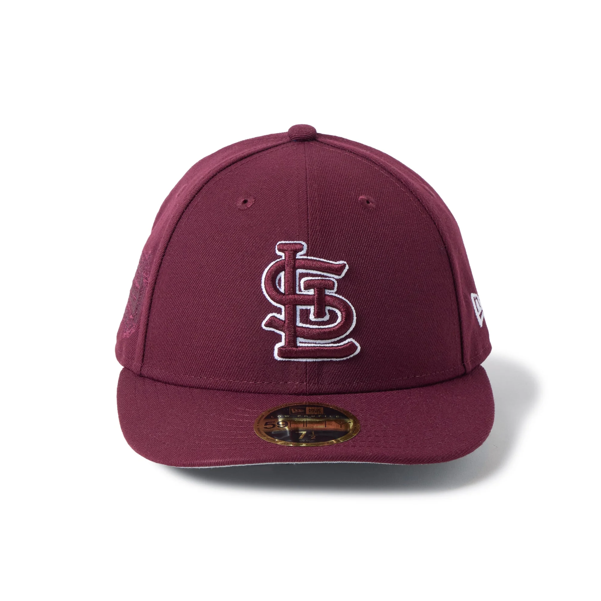59FIFTY Low Profile St. Louis Cardinals Color Variation Frosted Burgundy Fitted - Image 2