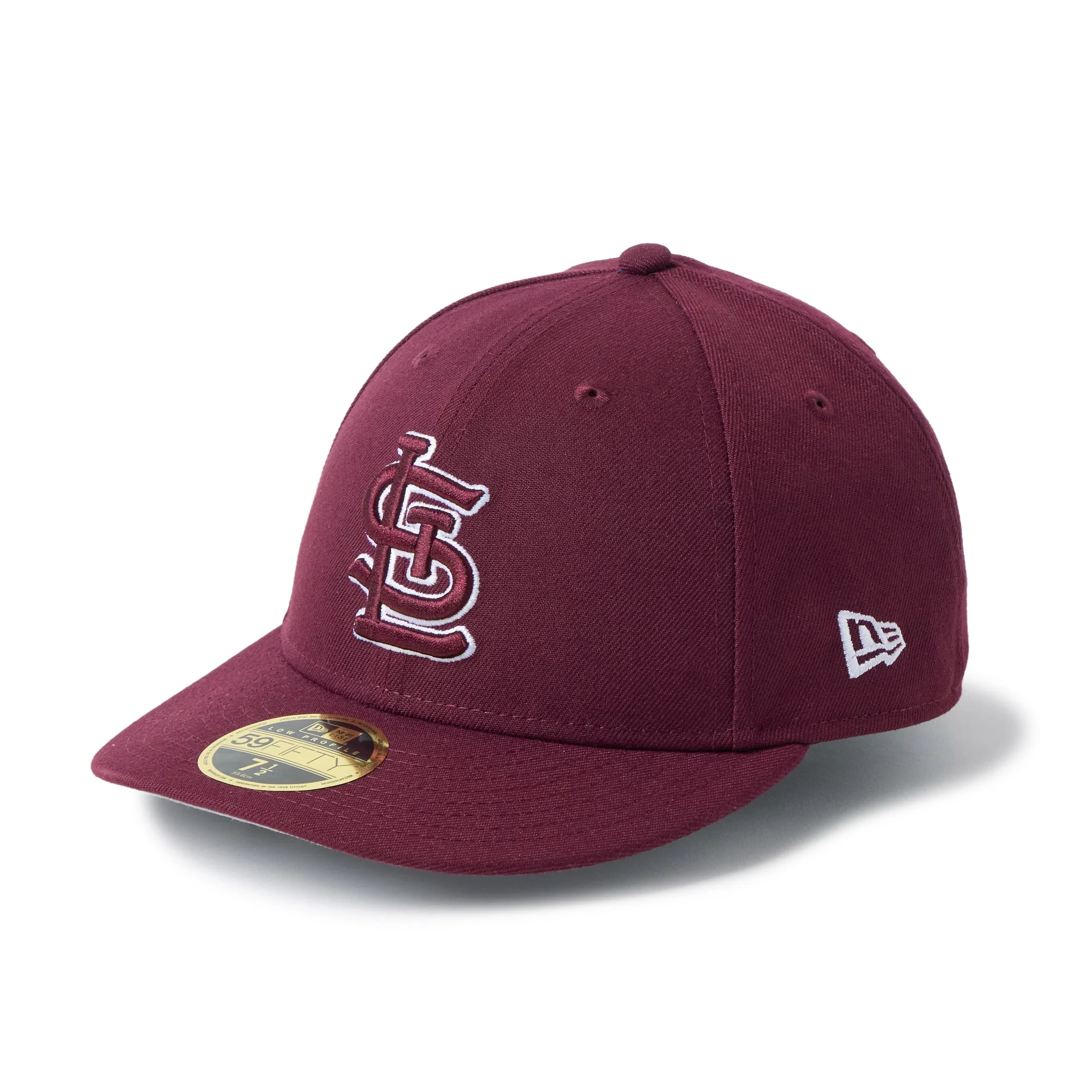 59FIFTY Low Profile St. Louis Cardinals Color Variation Frosted Burgundy Fitted - Image 3