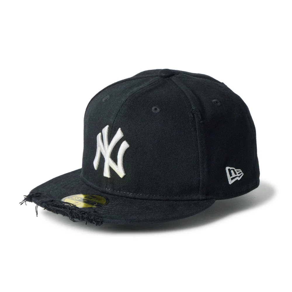 59FIFTY New York Yankees Damaged Twill Black Fitted - Image 3