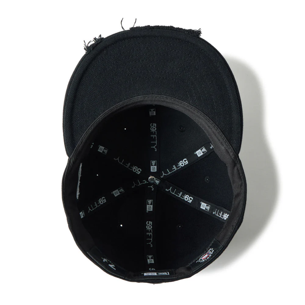 59FIFTY New York Yankees Damaged Twill Black Fitted - Image 6