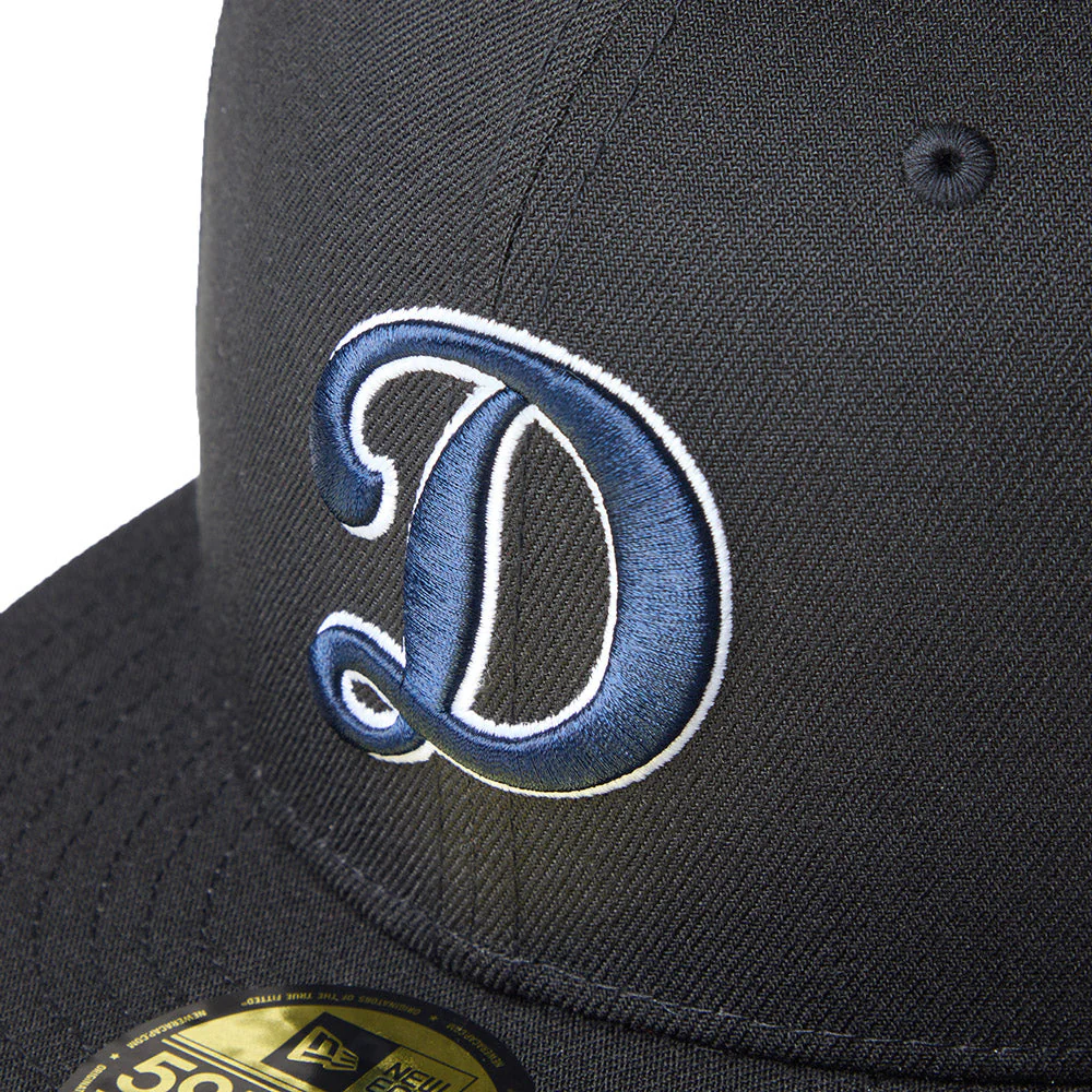 59FIFTY Los Angeles Dodgers Glow In The Dark Black Fitted - Image 8