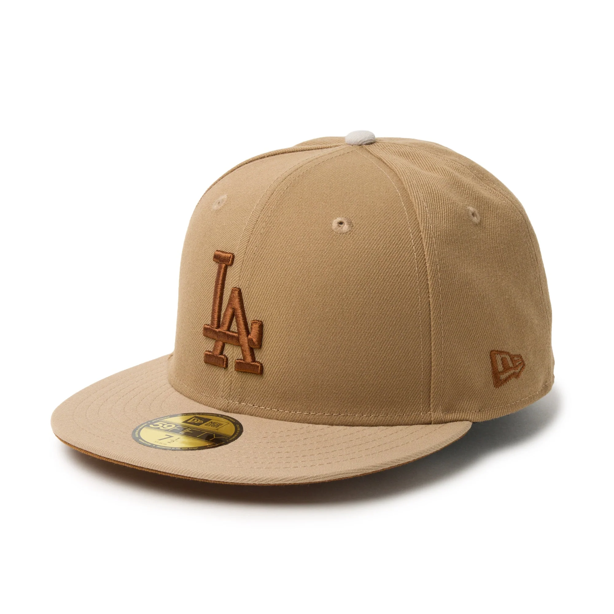 59FIFTY Los Angeles Dodgers Camouflage Color Variation Khaki Fitted - Image 3
