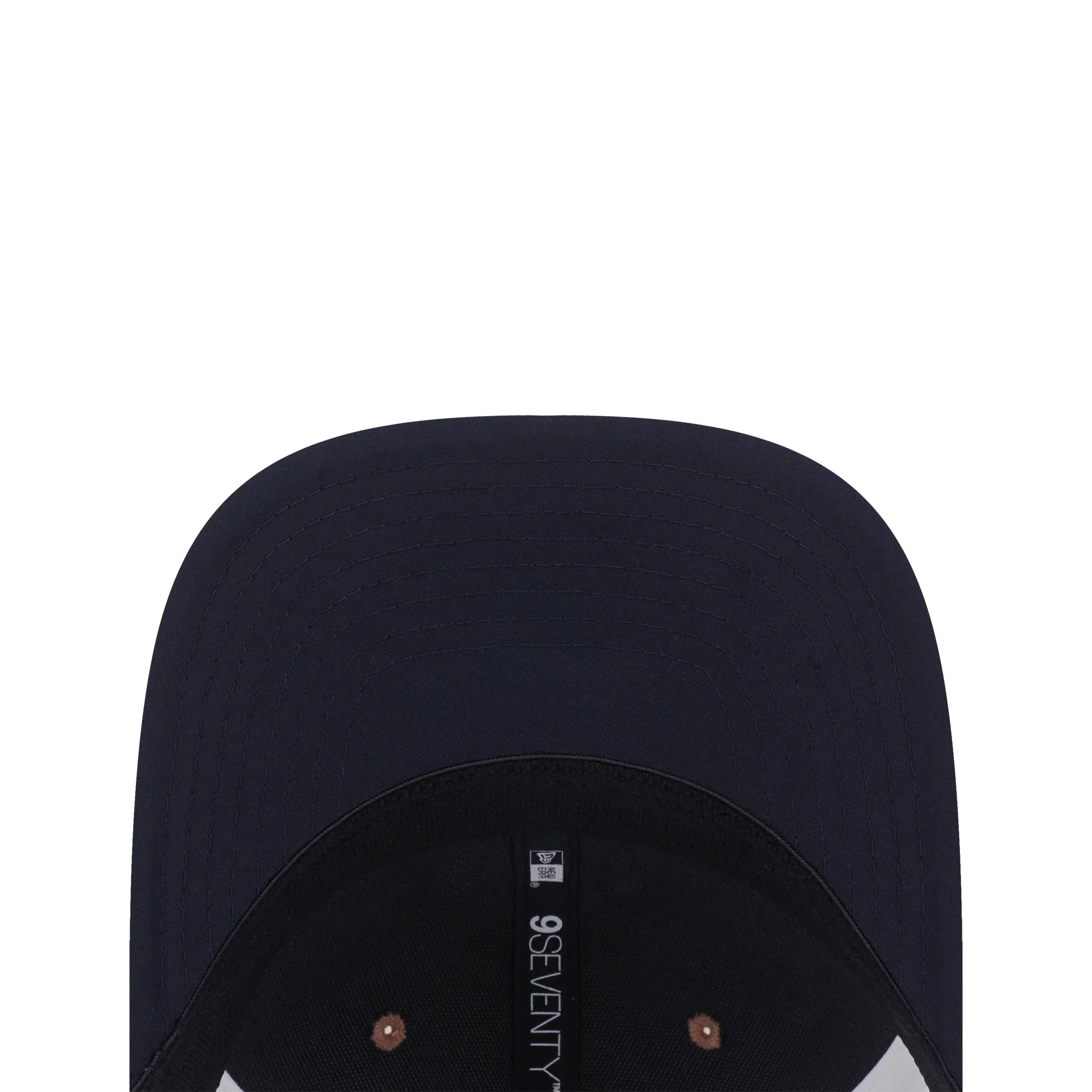9SEVENTY Trucker New York Yankees 2-Tone Navy Visor Khaki Stretch Snapback - Image 4